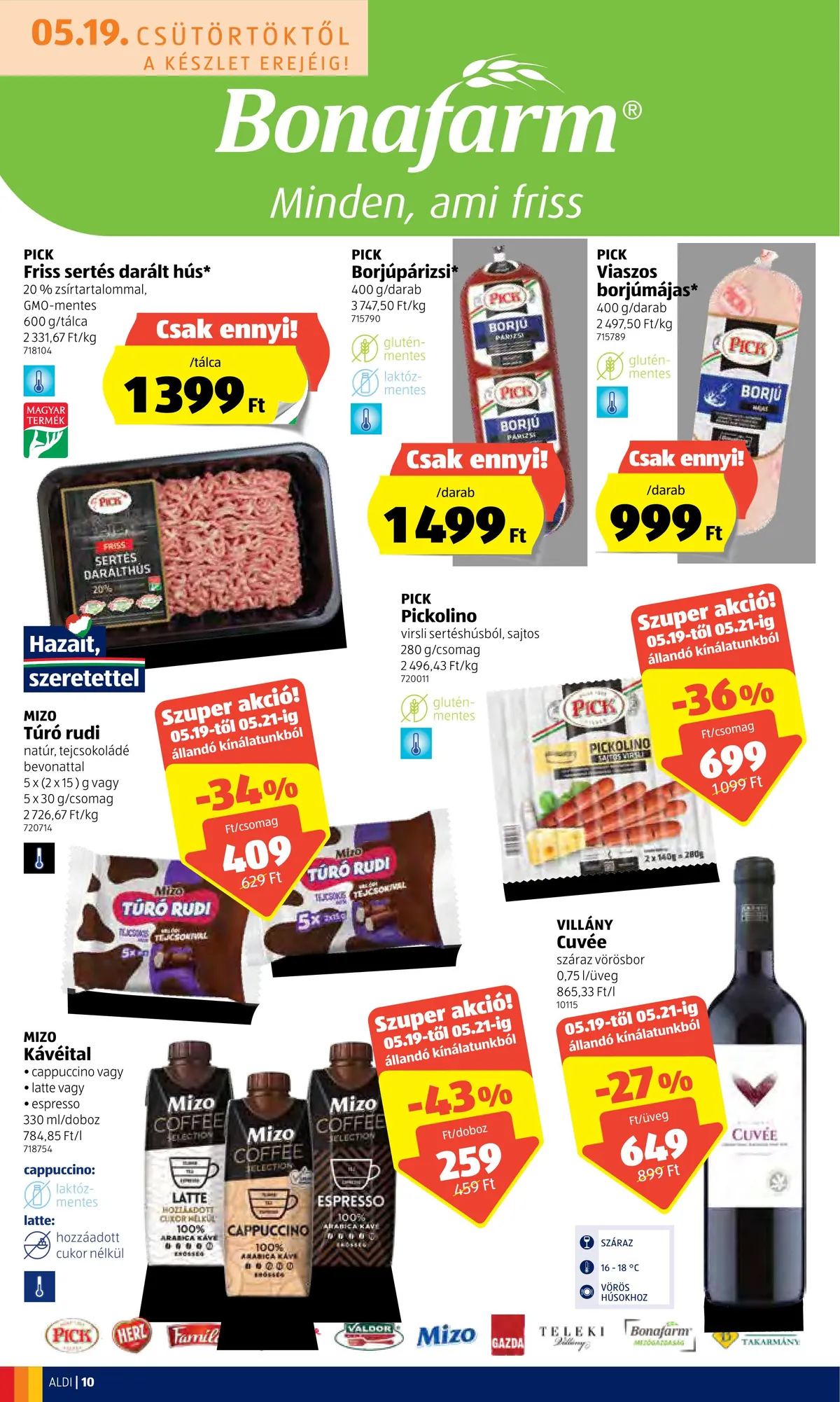Aldi akciós újság 05.19–05.25 – 10. oldal