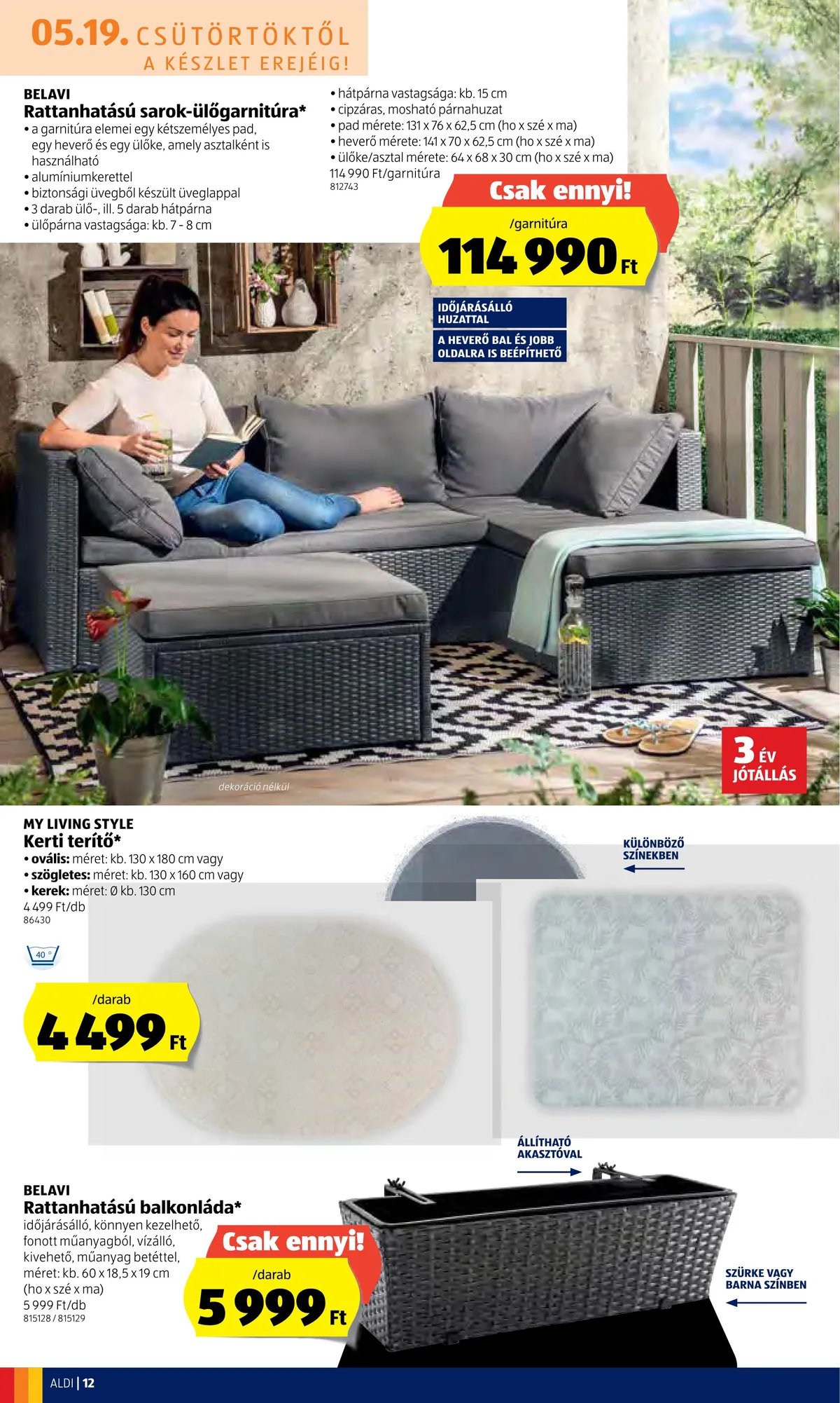 Aldi akciós újság 05.19–05.25 – 12. oldal