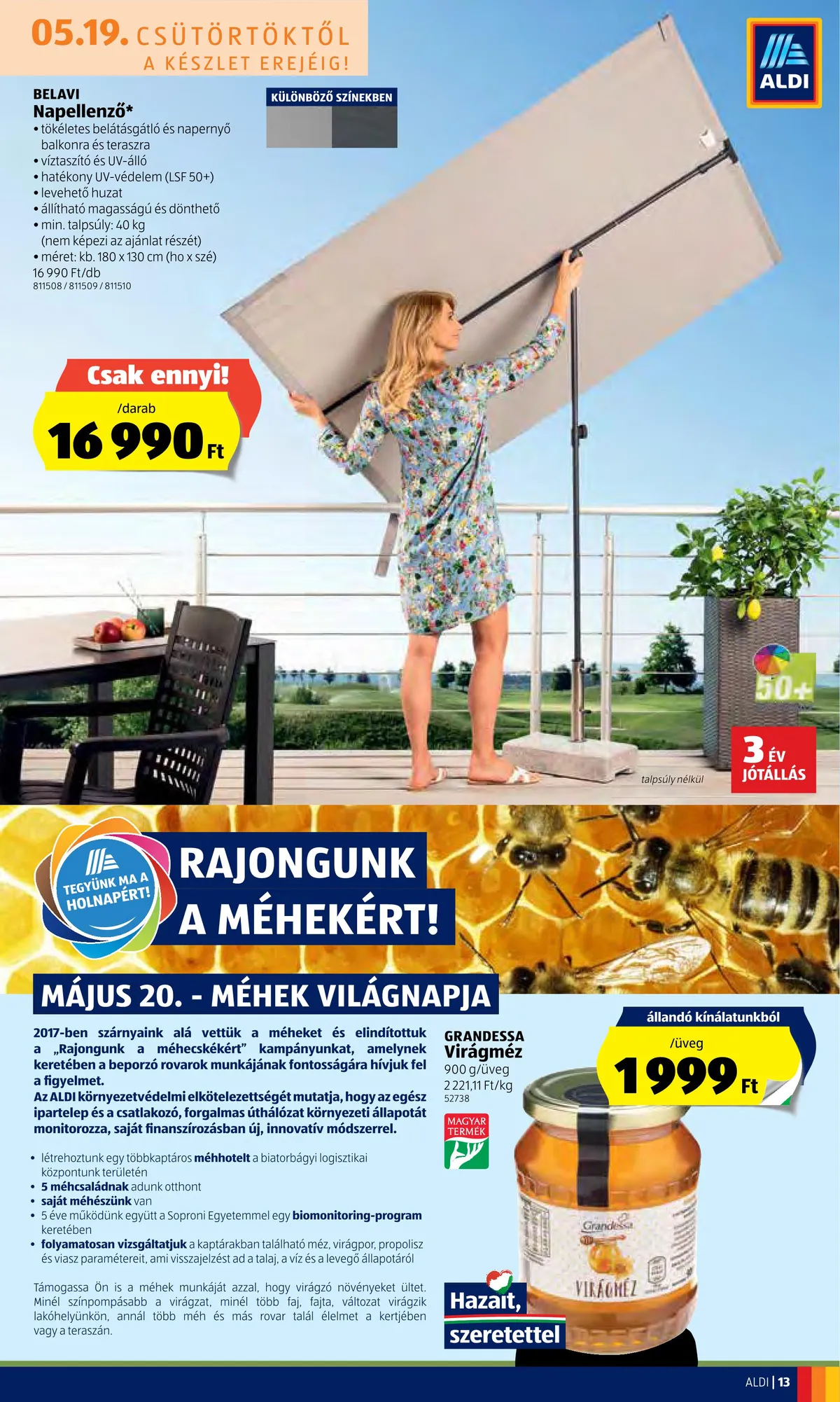 Aldi akciós újság 05.19–05.25 – 13. oldal