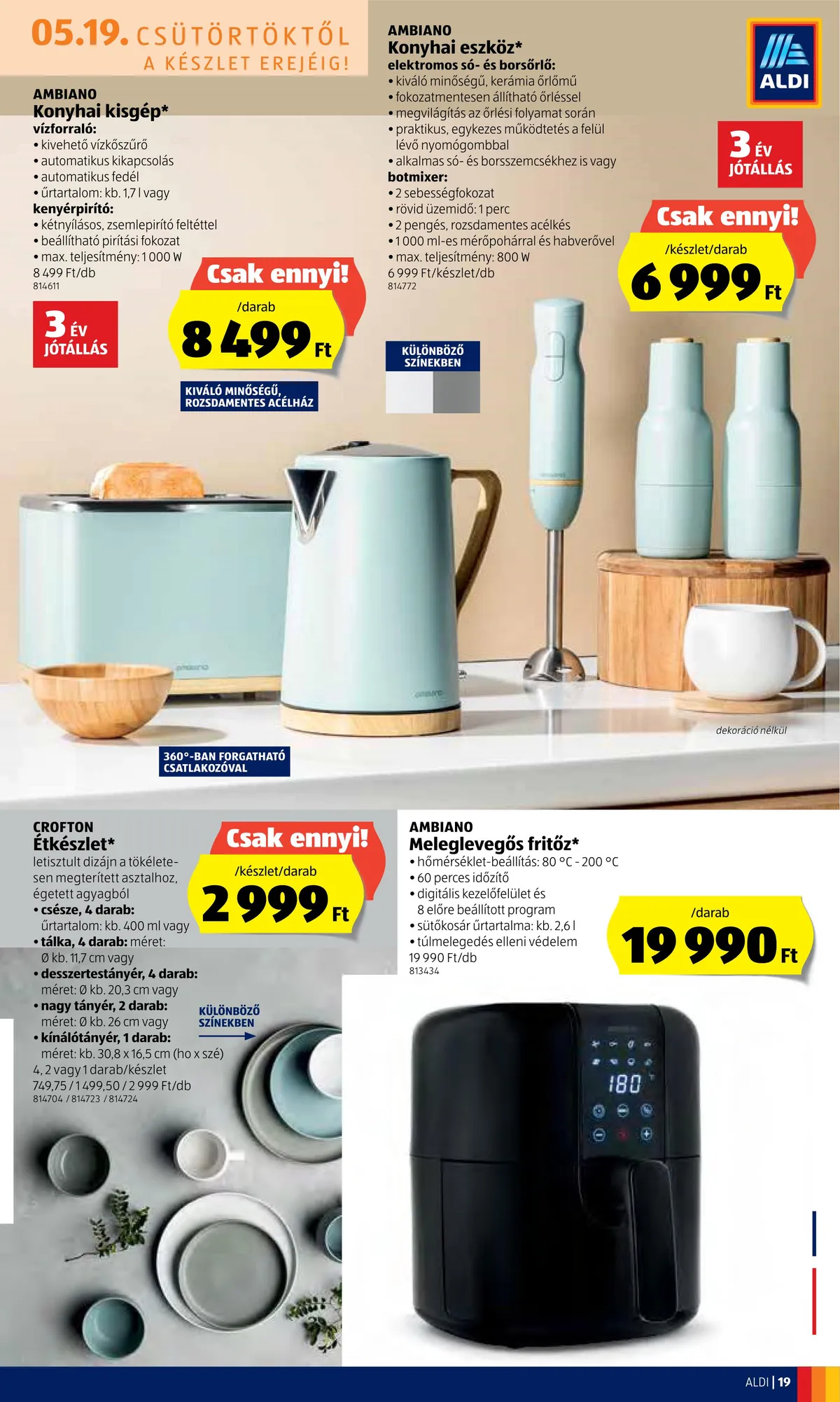 Aldi akciós újság 05.19–05.25 – 19. oldal