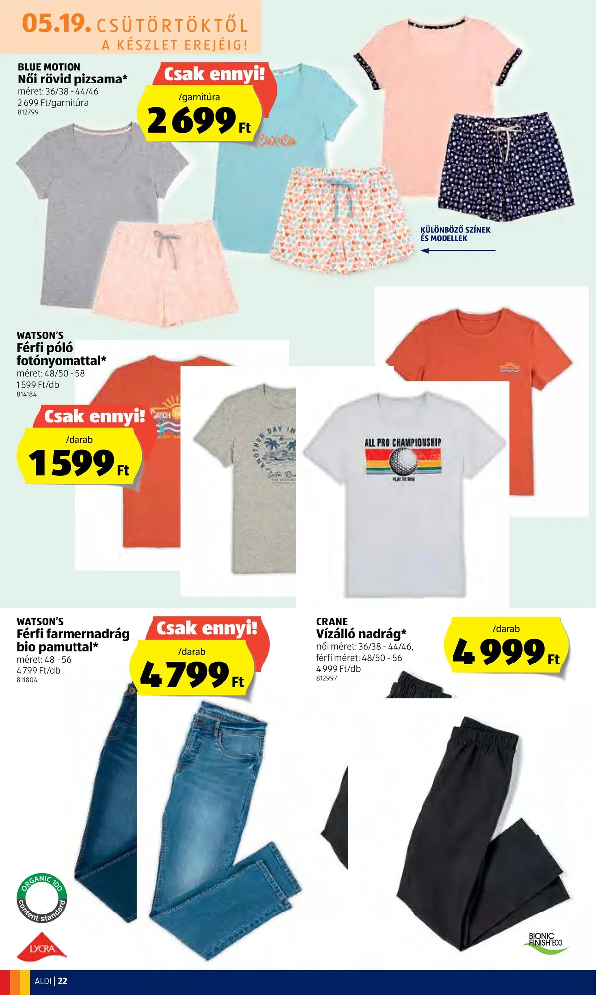Aldi akciós újság 05.19–05.25 – 22. oldal