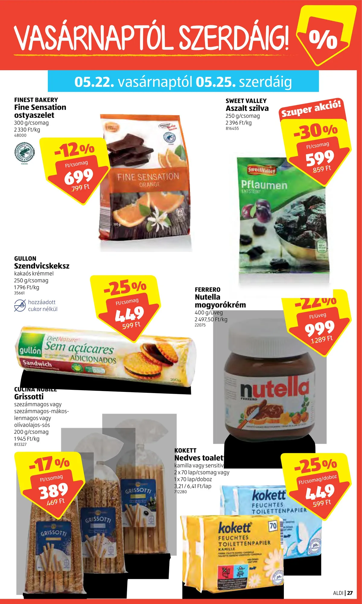Aldi akciós újság 05.19–05.25 – 27. oldal