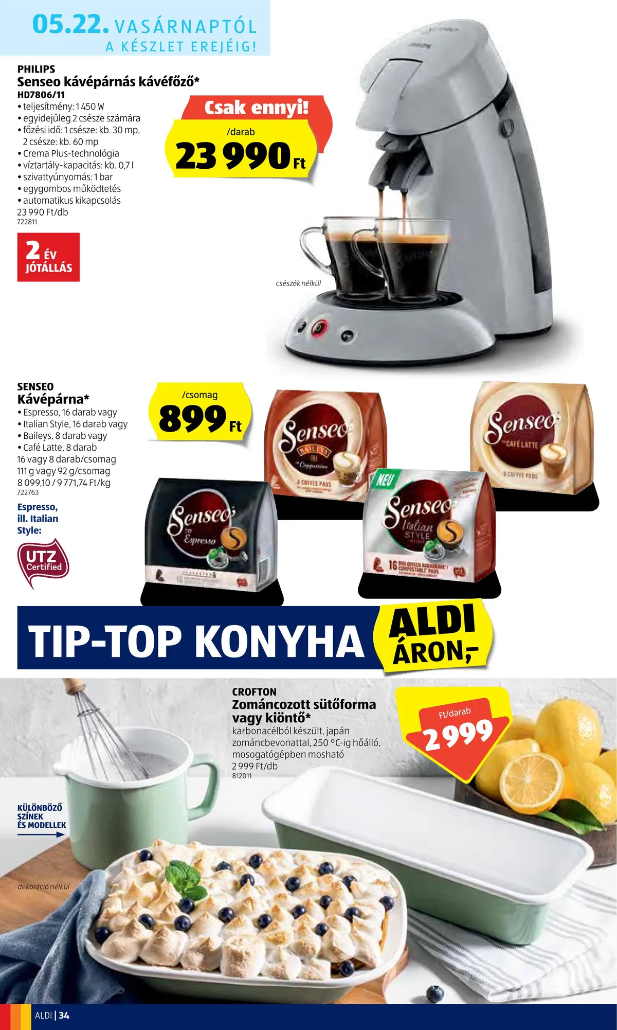 Aldi akciós újság 05.19–05.25 – 34. oldal