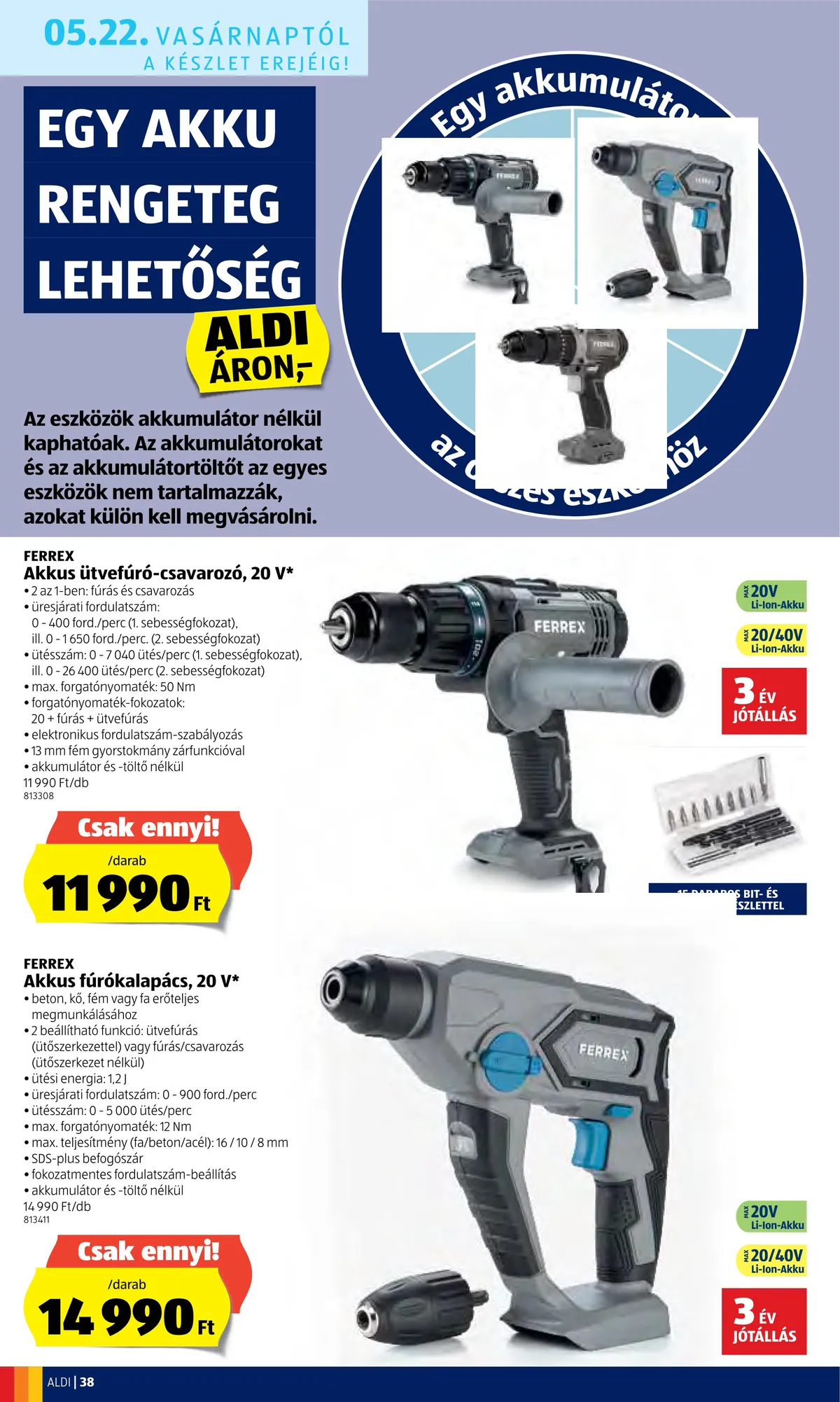 Aldi akciós újság 05.19–05.25 – 38. oldal