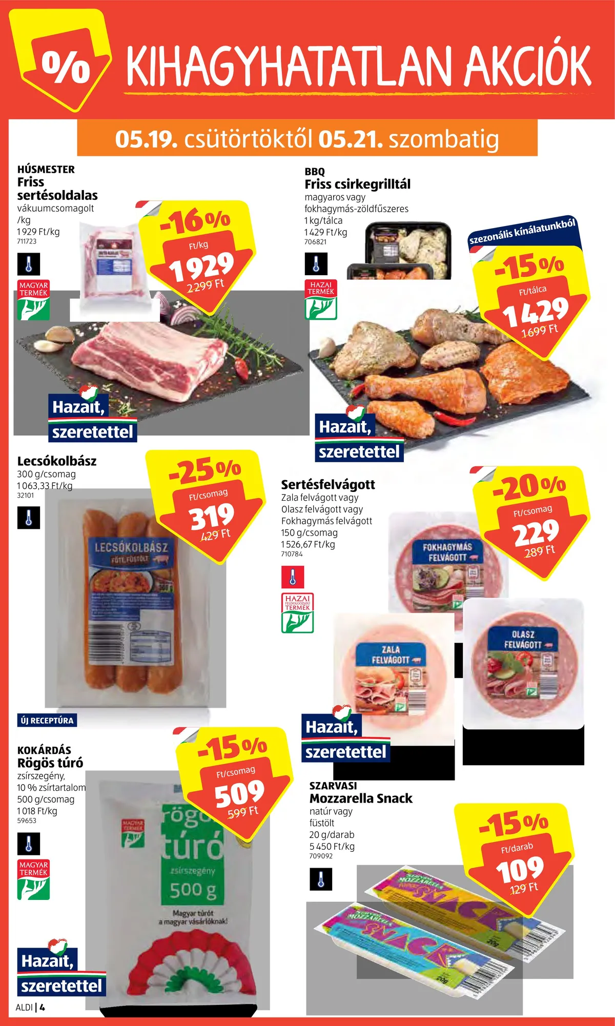 Aldi akciós újság 05.19–05.25 – 4. oldal