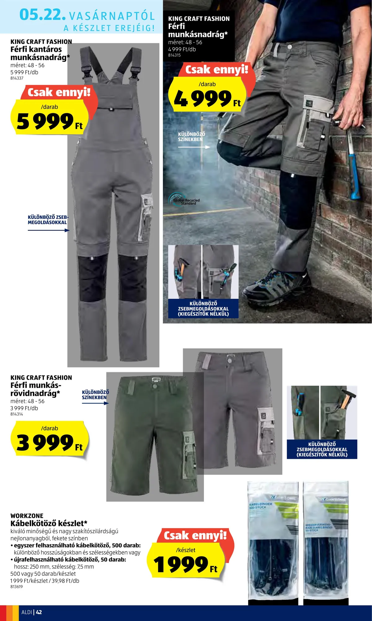 Aldi akciós újság 05.19–05.25 – 42. oldal