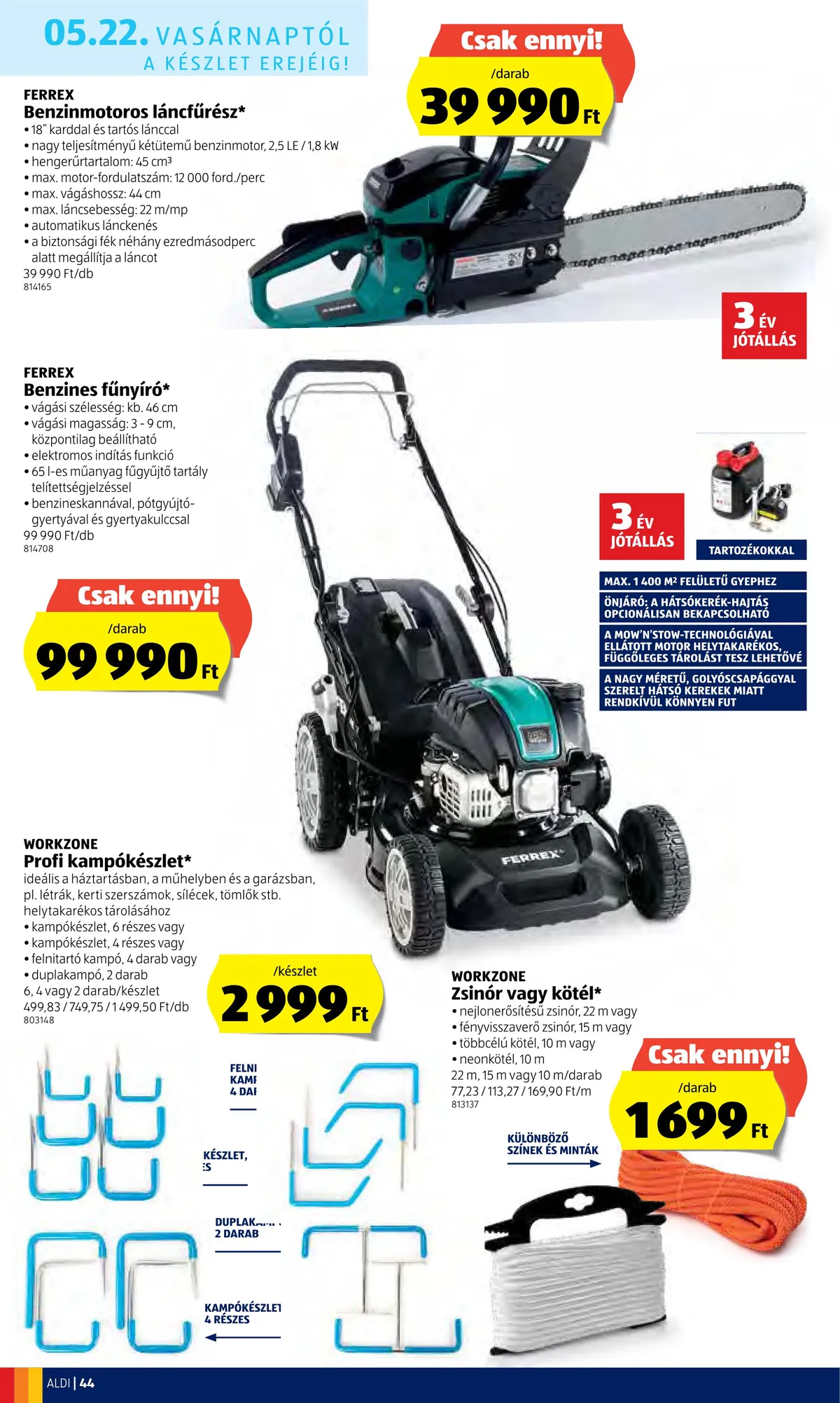 Aldi akciós újság 05.19–05.25 – 44. oldal