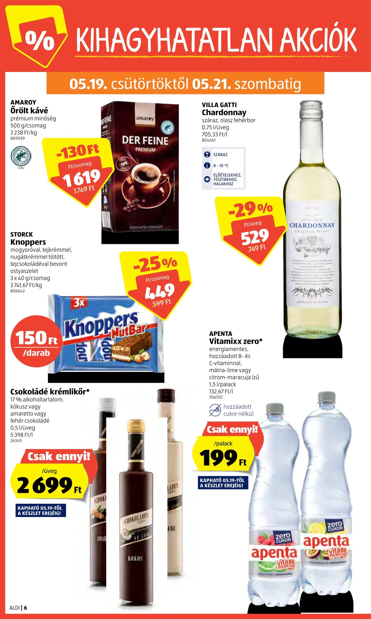 Aldi akciós újság 05.19–05.25 – 6. oldal