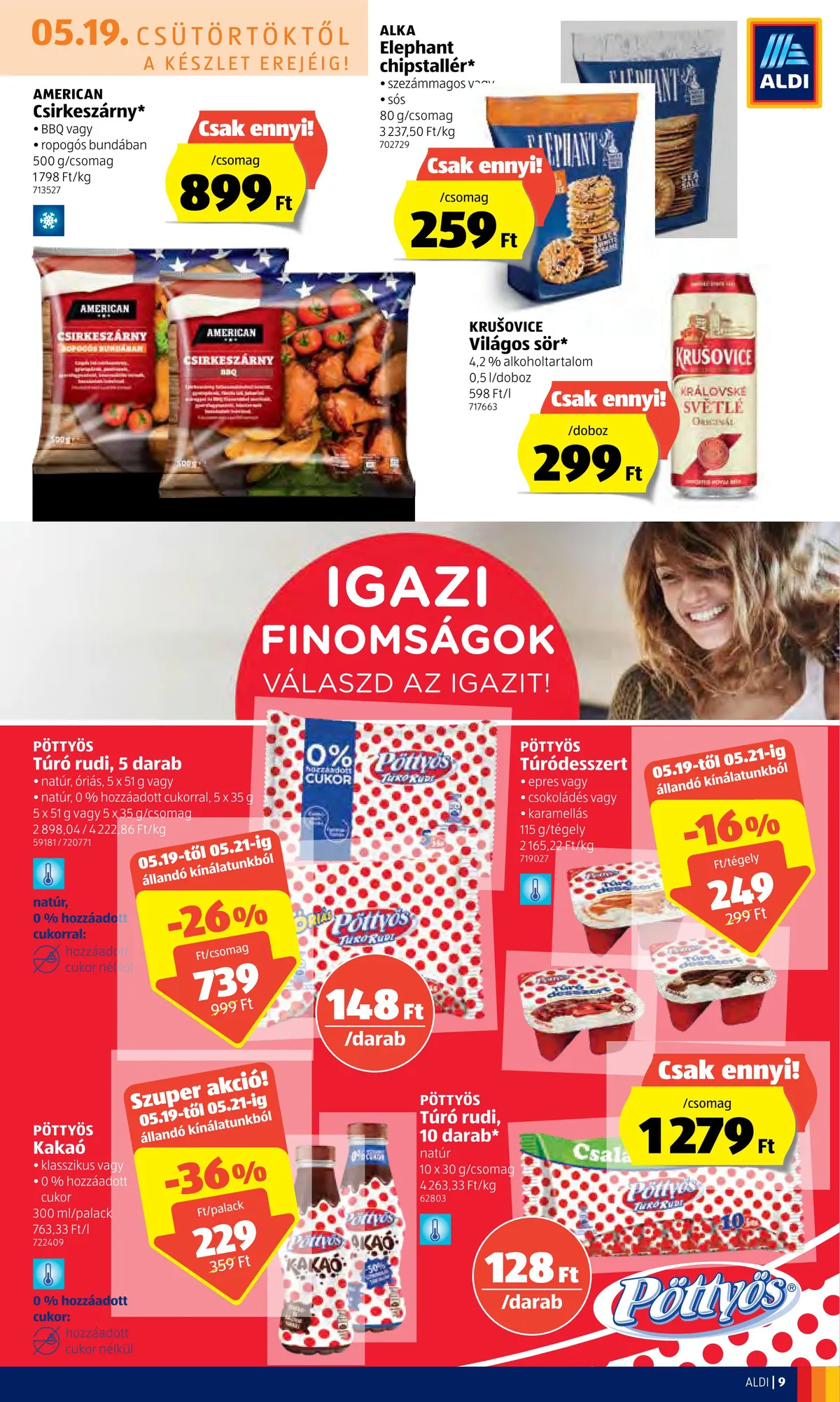 Aldi akciós újság 05.19–05.25 – 9. oldal