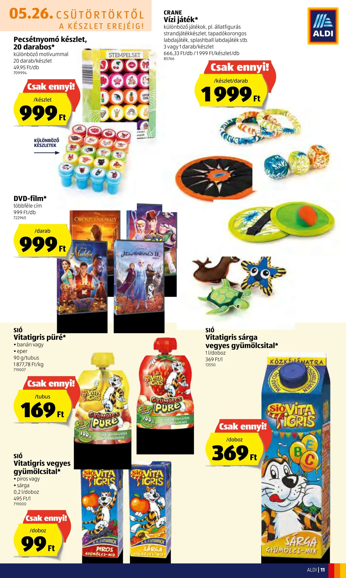 Aldi akciós újság 05.26–06.01 – 11. oldal