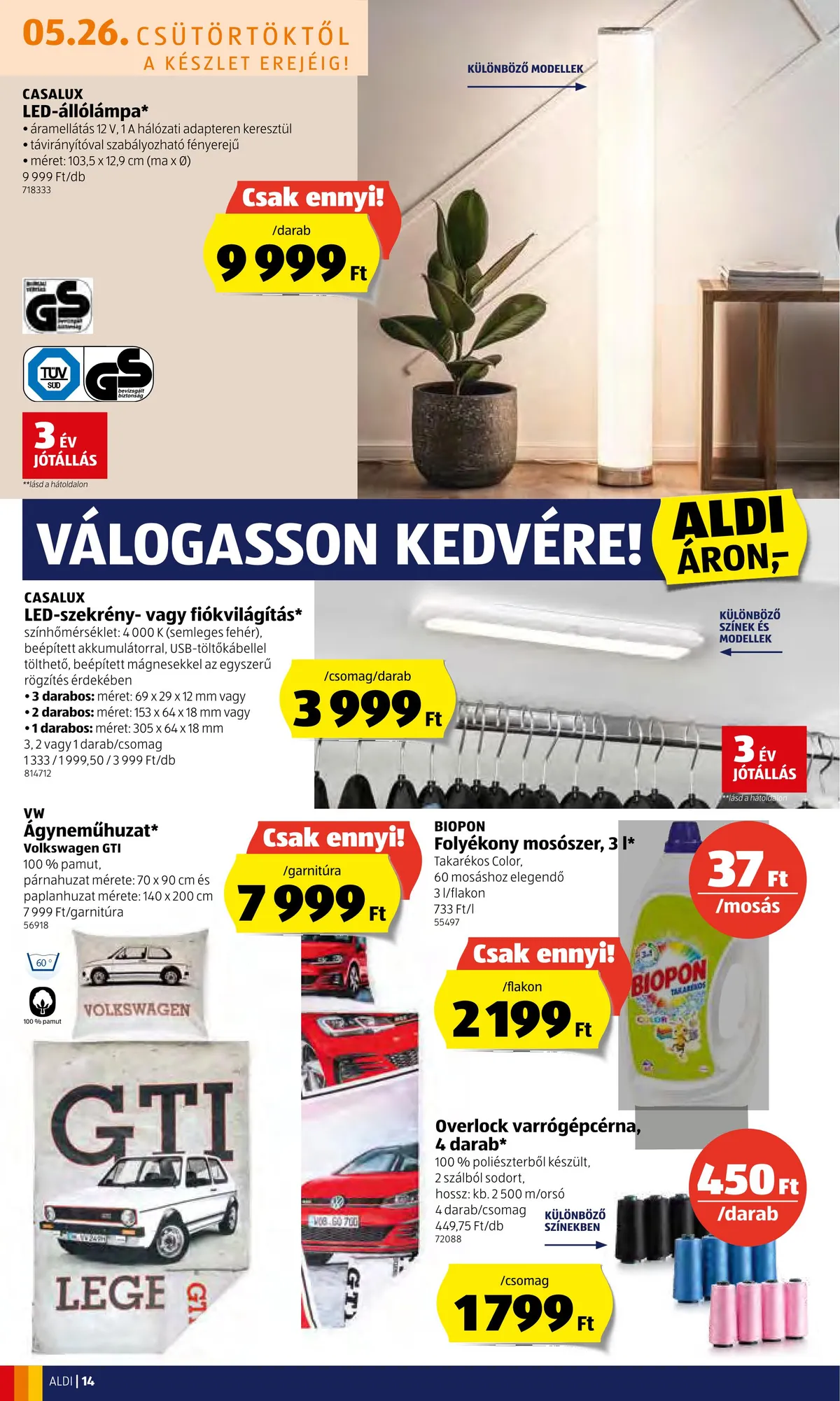 Aldi akciós újság 05.26–06.01 – 14. oldal