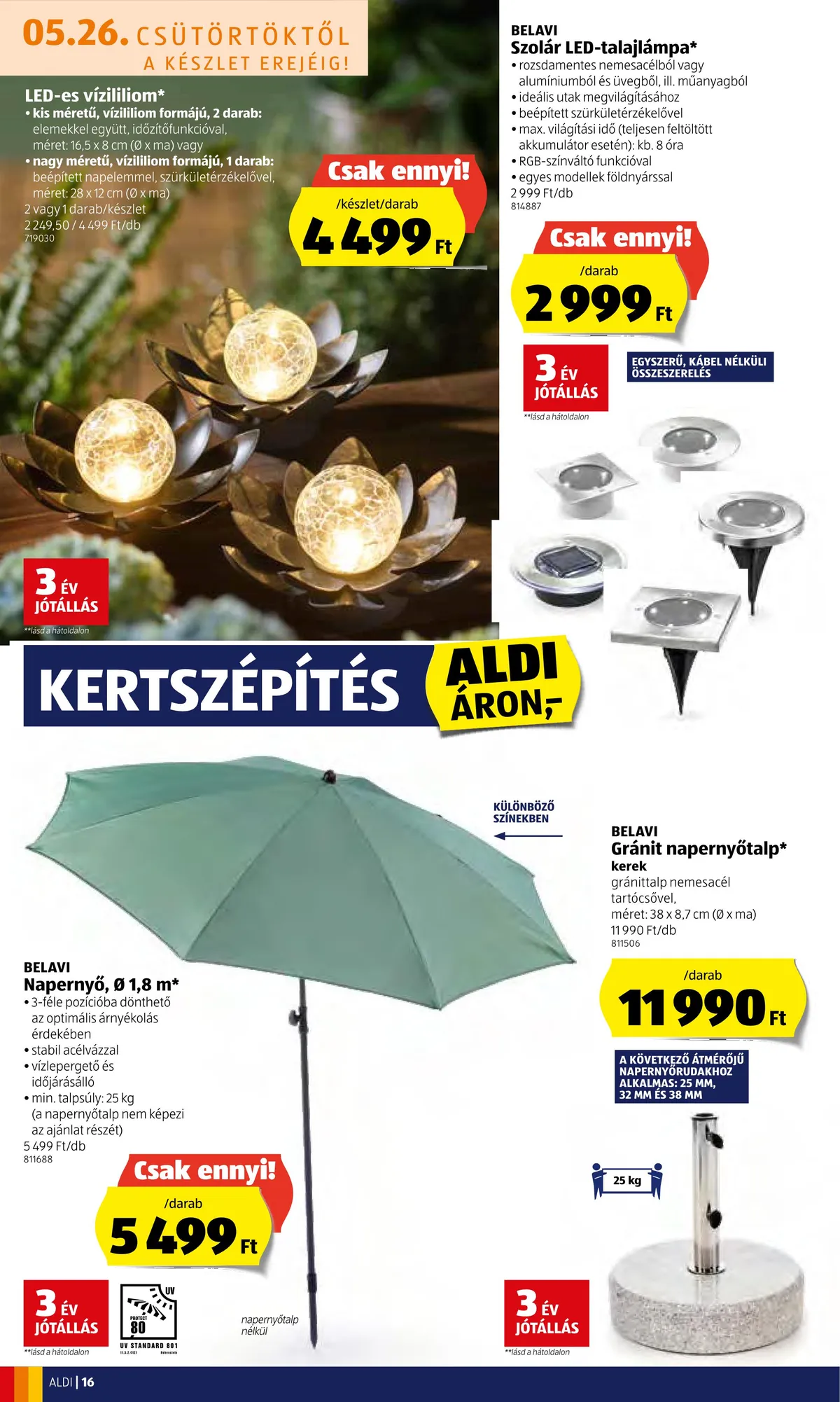 Aldi akciós újság 05.26–06.01 – 16. oldal
