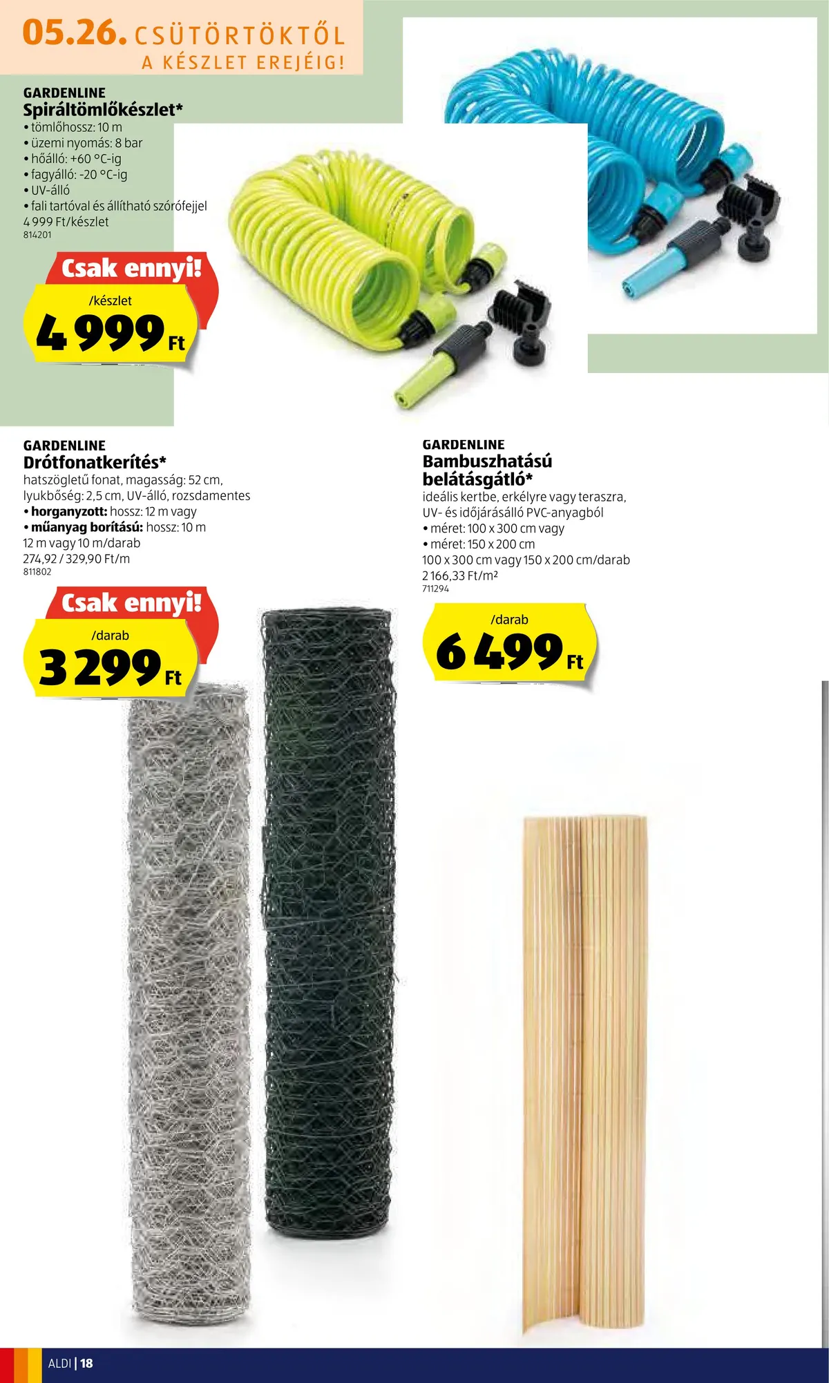 Aldi akciós újság 05.26–06.01 – 18. oldal
