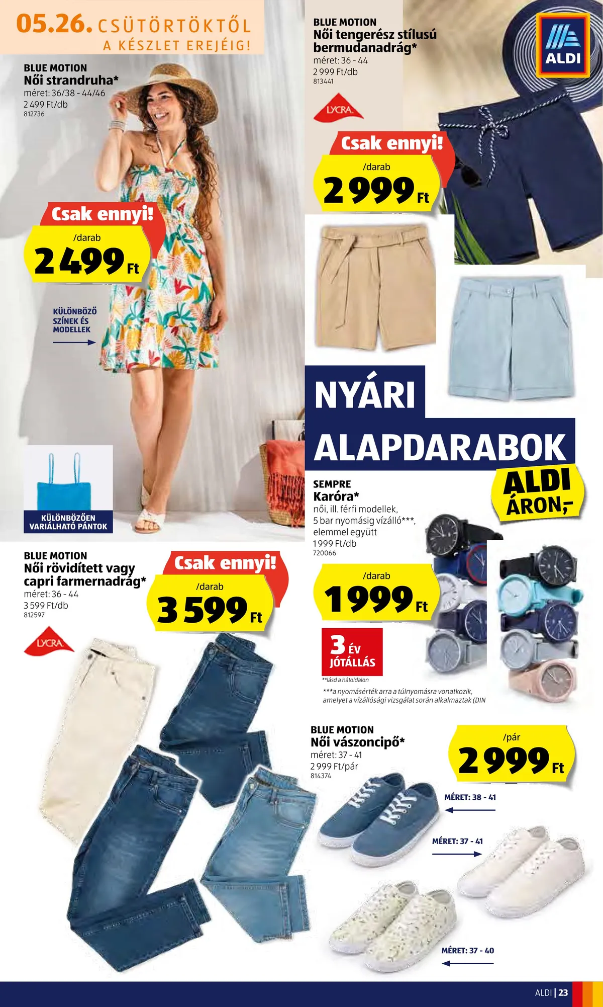Aldi akciós újság 05.26–06.01 – 23. oldal
