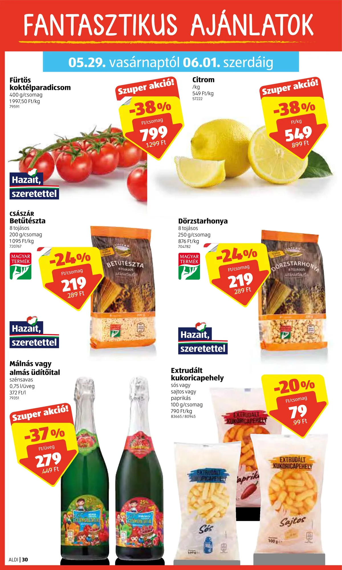 Aldi akciós újság 05.26–06.01 – 30. oldal