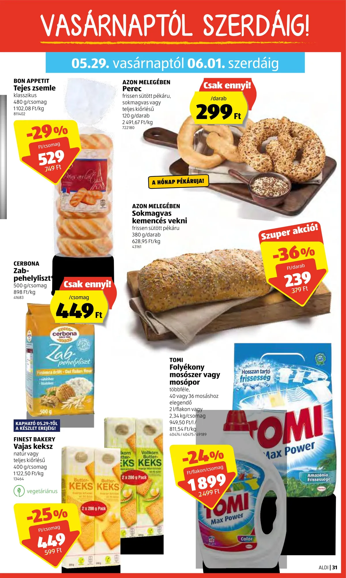 Aldi akciós újság 05.26–06.01 – 31. oldal