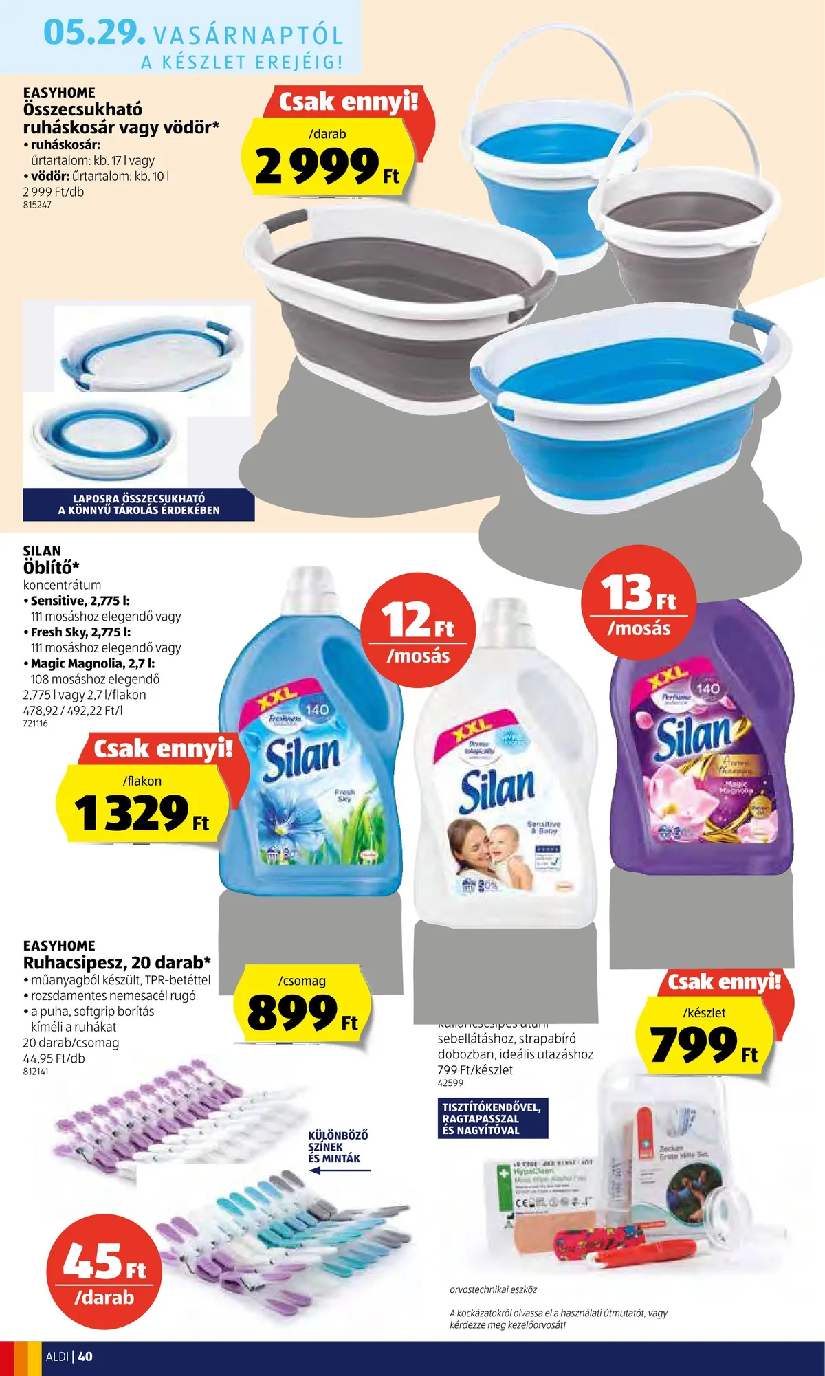 Aldi akciós újság 05.26–06.01 – 40. oldal