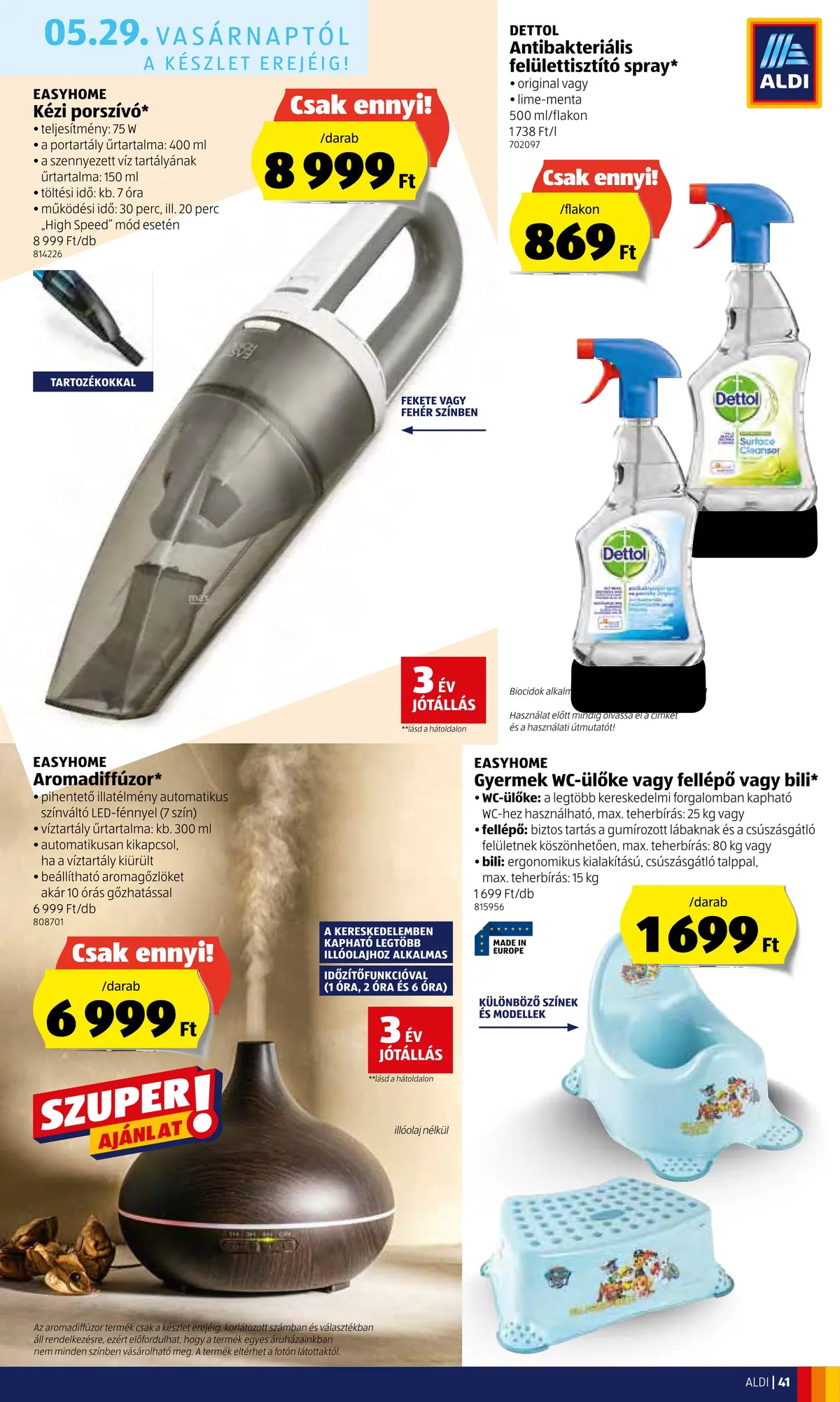 Aldi akciós újság 05.26–06.01 – 41. oldal
