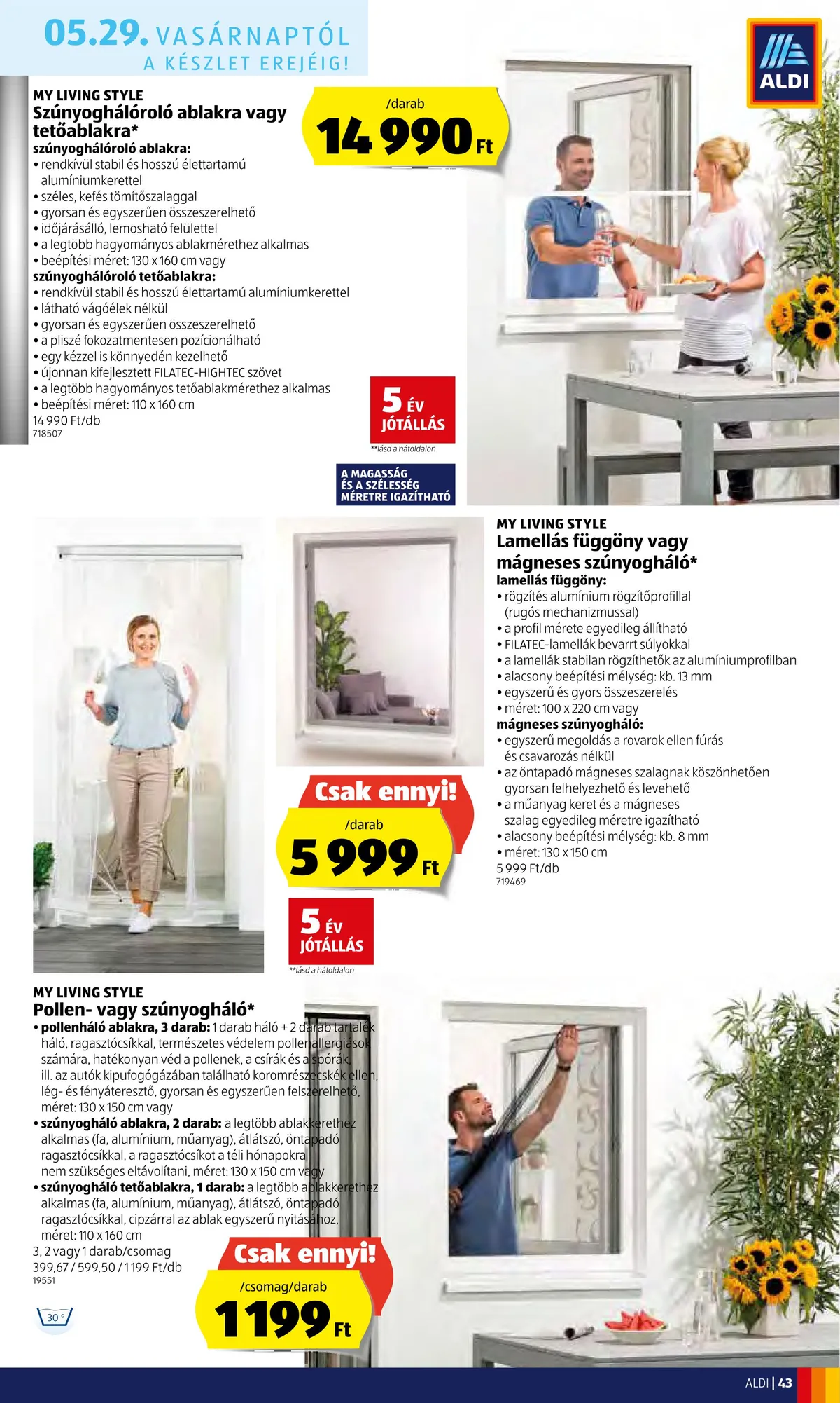Aldi akciós újság 05.26–06.01 – 43. oldal