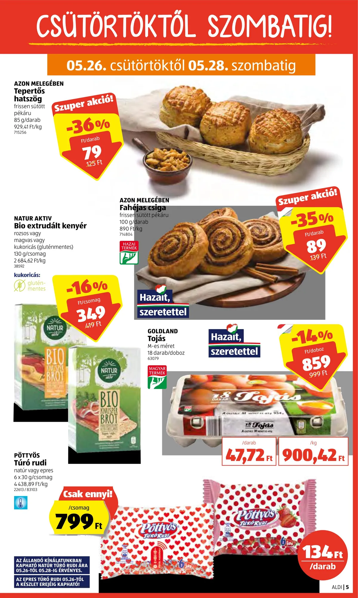 Aldi akciós újság 05.26–06.01 – 5. oldal
