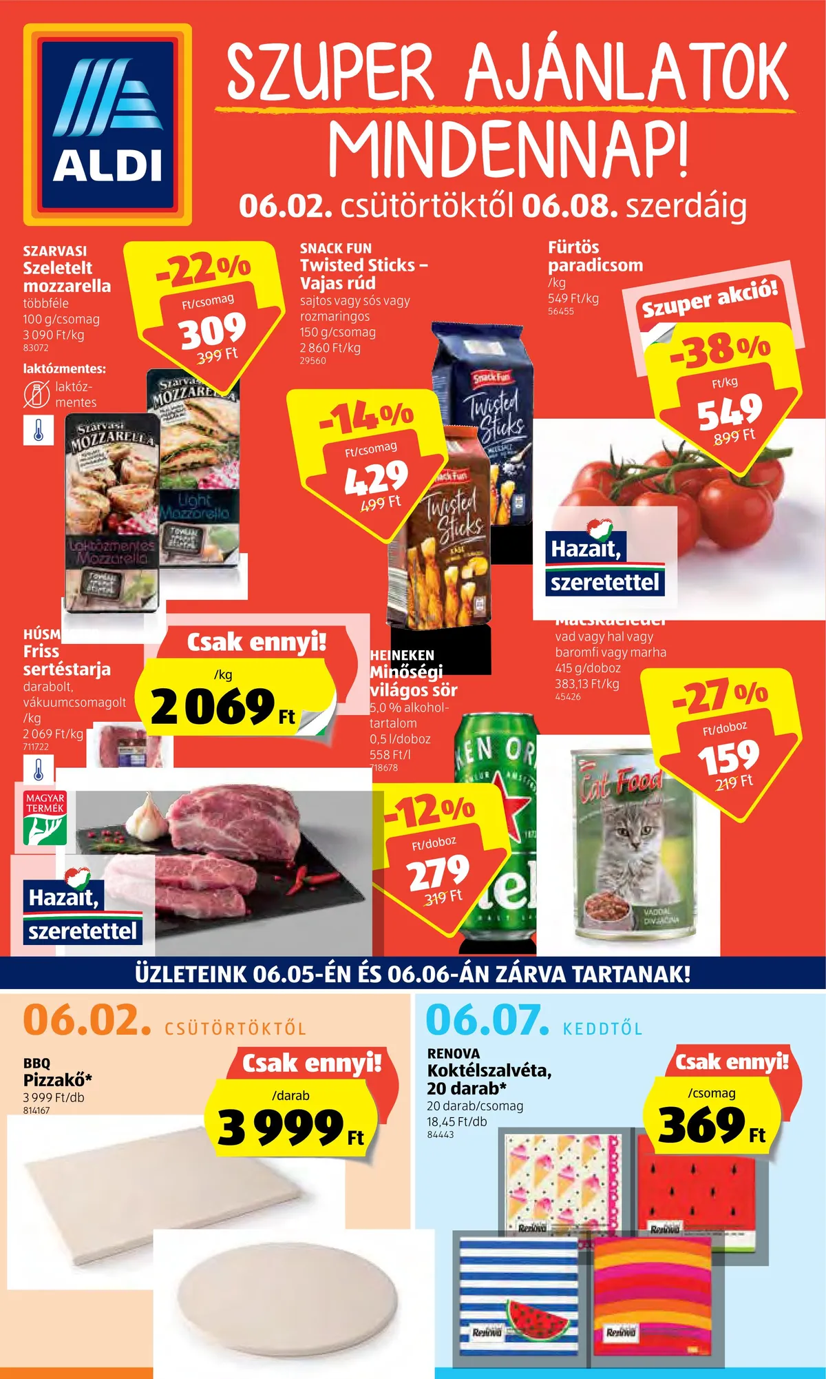 Aldi akciós újság 06.02–06.08