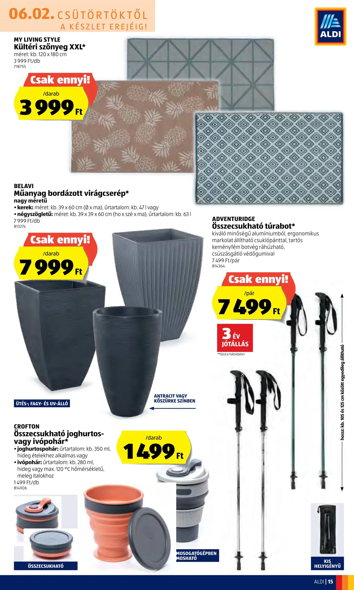 Aldi akciós újság 06.02–06.08 – 15. oldal