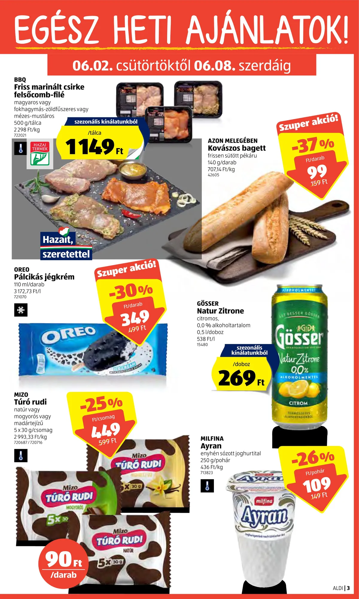 Aldi akciós újság 06.02–06.08 – 3. oldal
