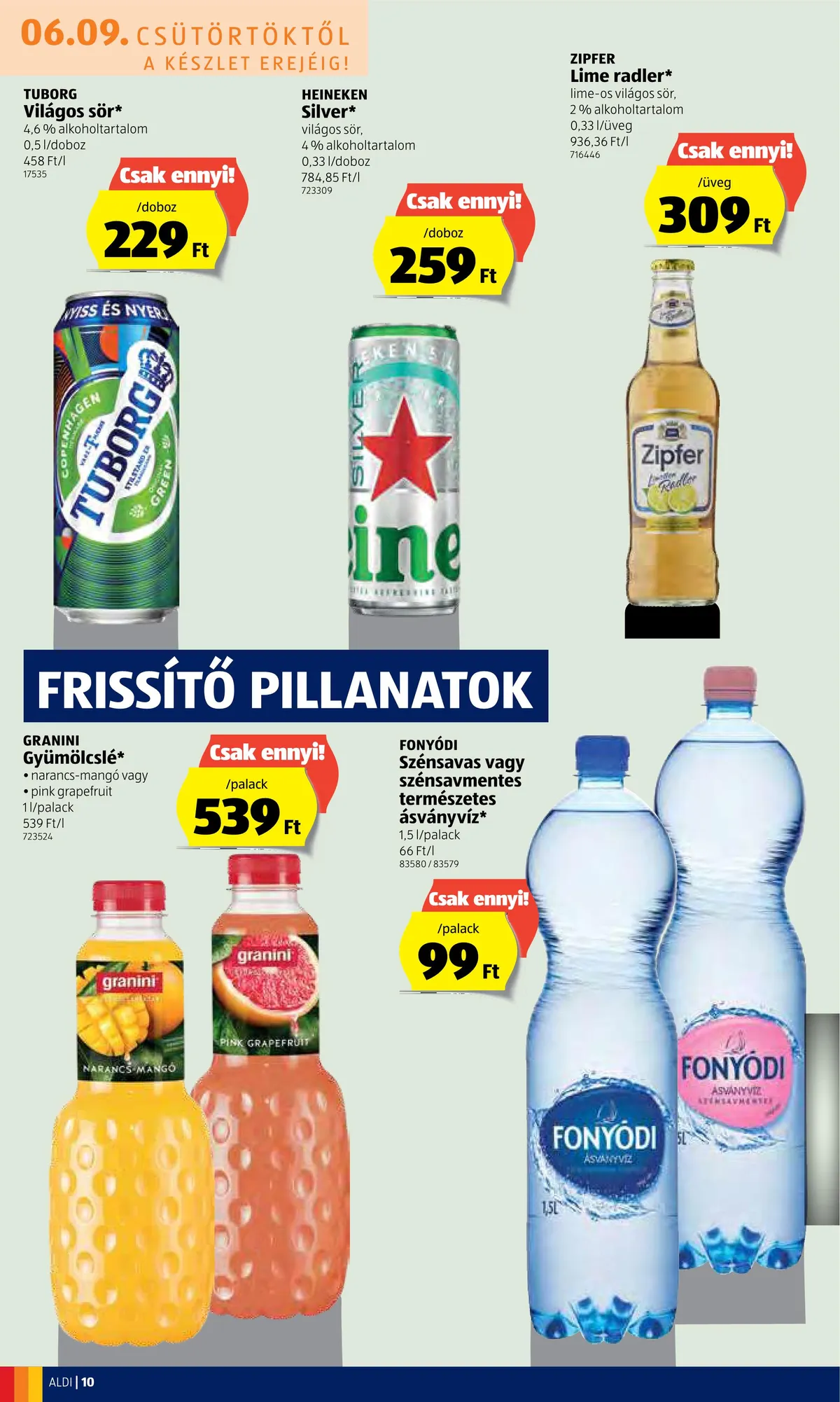 Aldi akciós újság 06.09–06.15 – 10. oldal