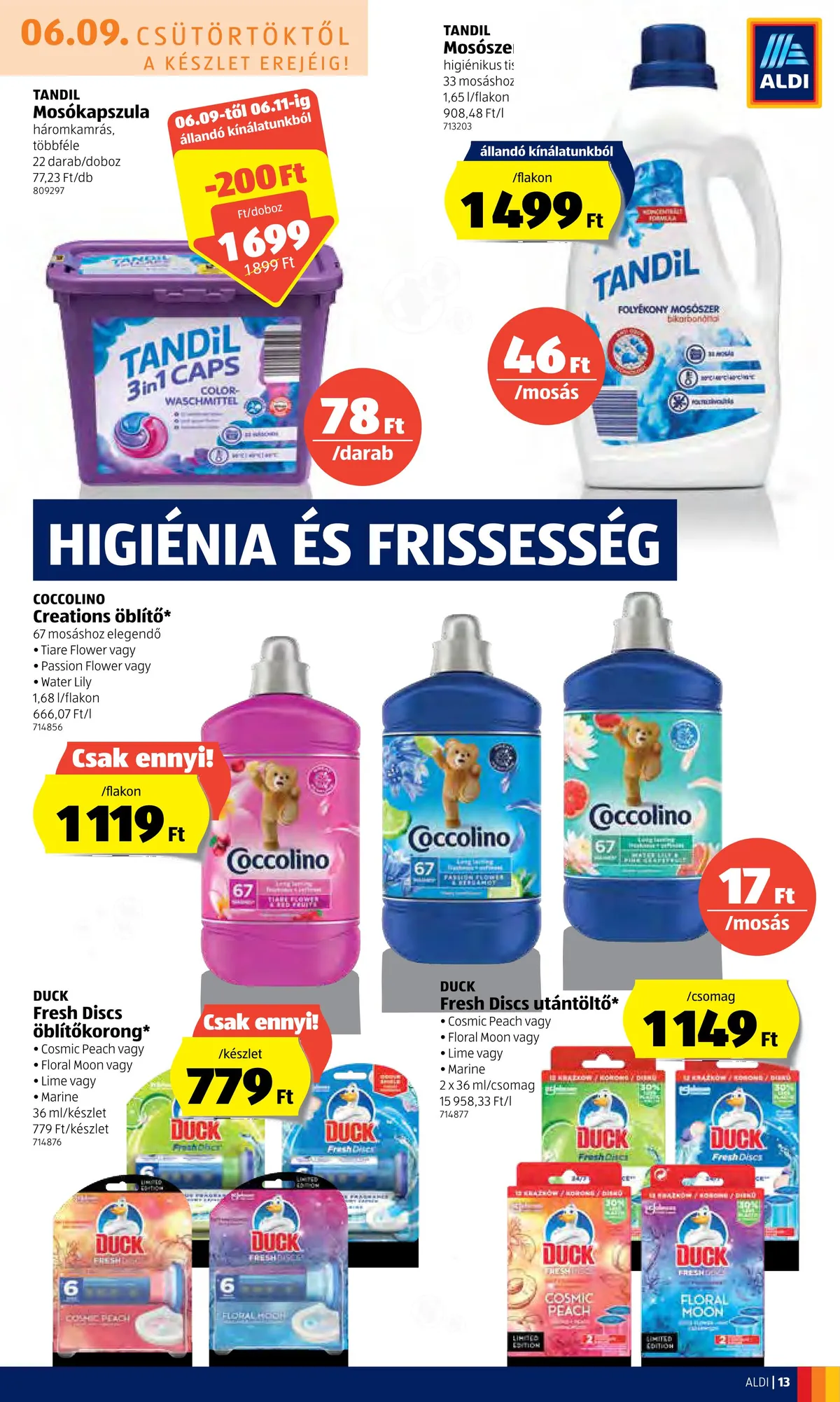 Aldi akciós újság 06.09–06.15 – 13. oldal