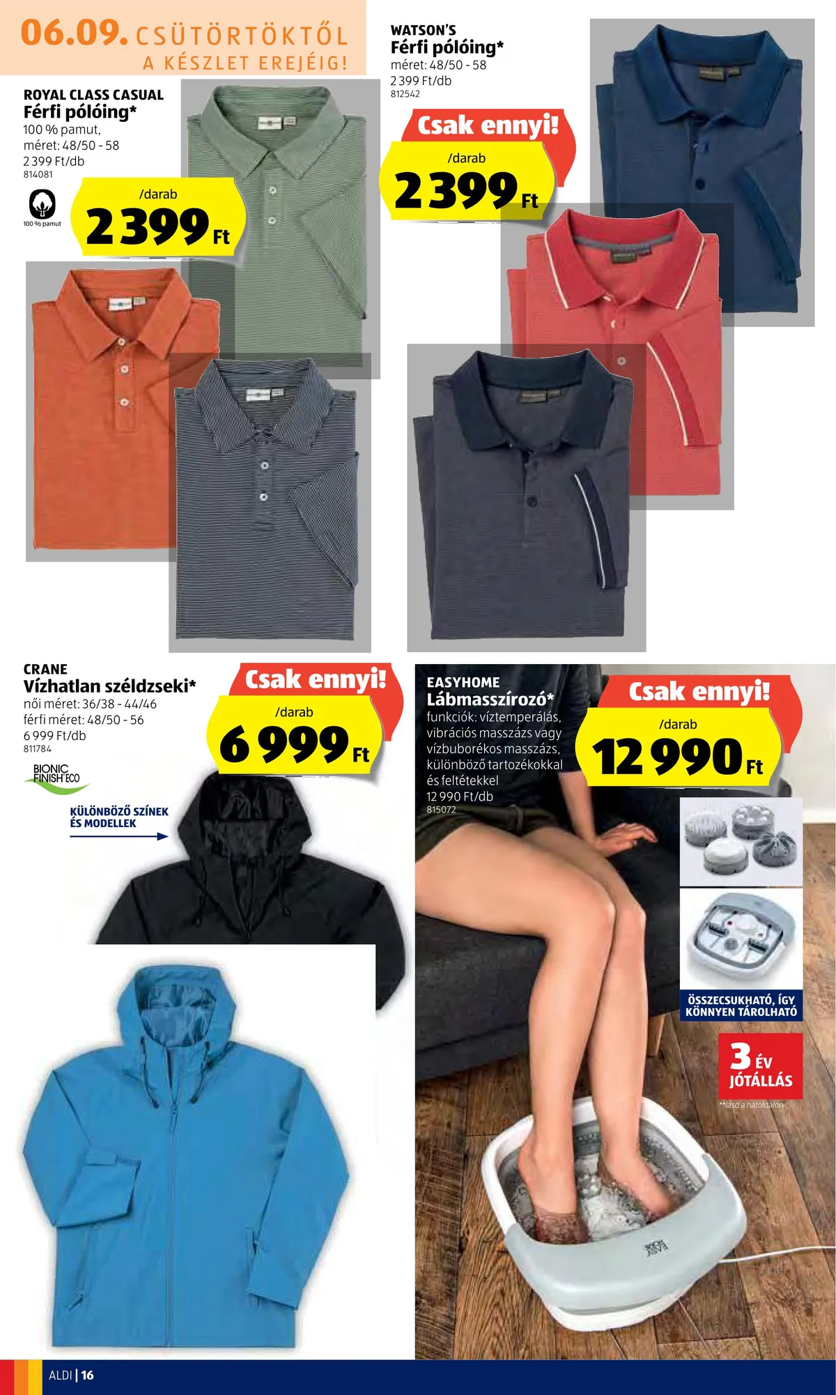 Aldi akciós újság 06.09–06.15 – 16. oldal