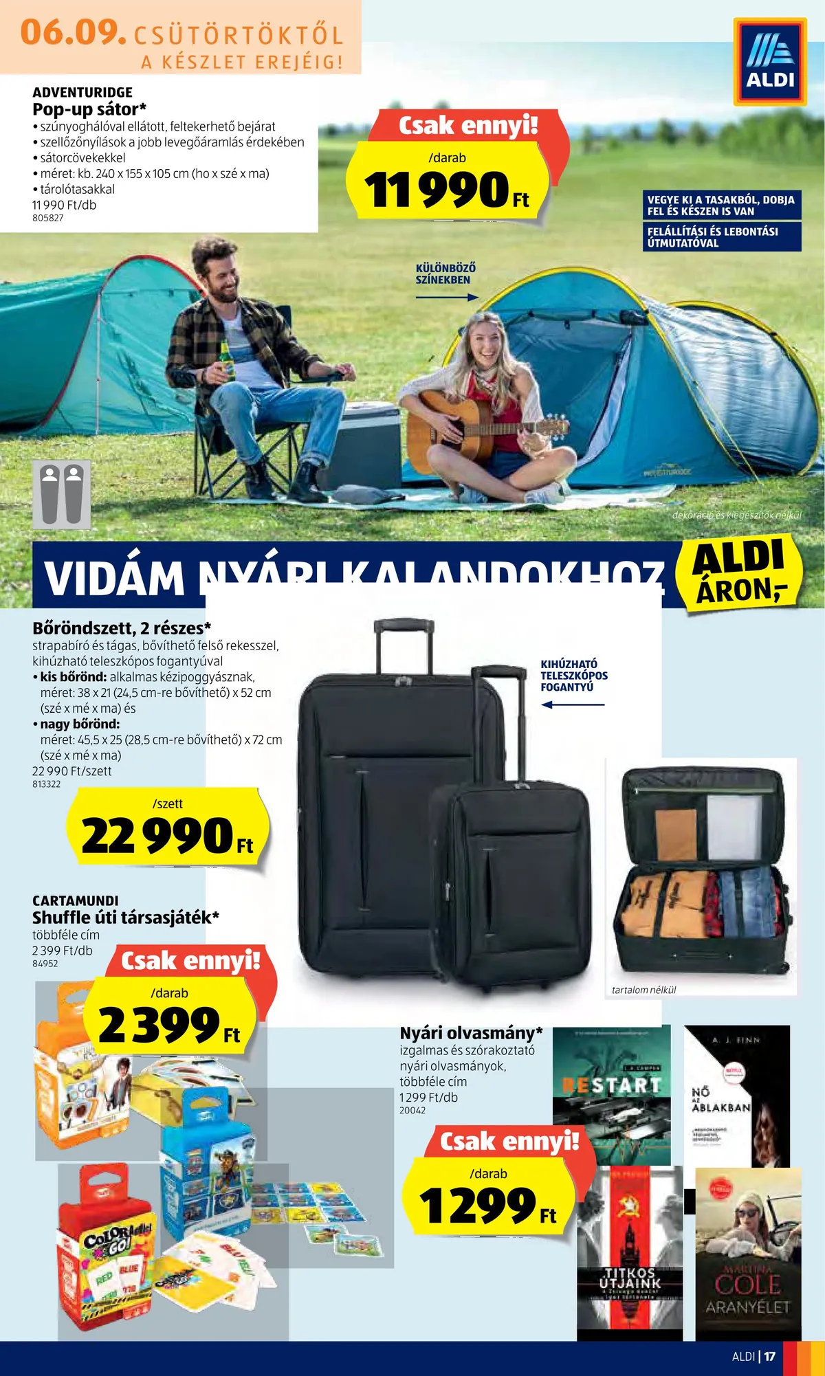 Aldi akciós újság 06.09–06.15 – 17. oldal