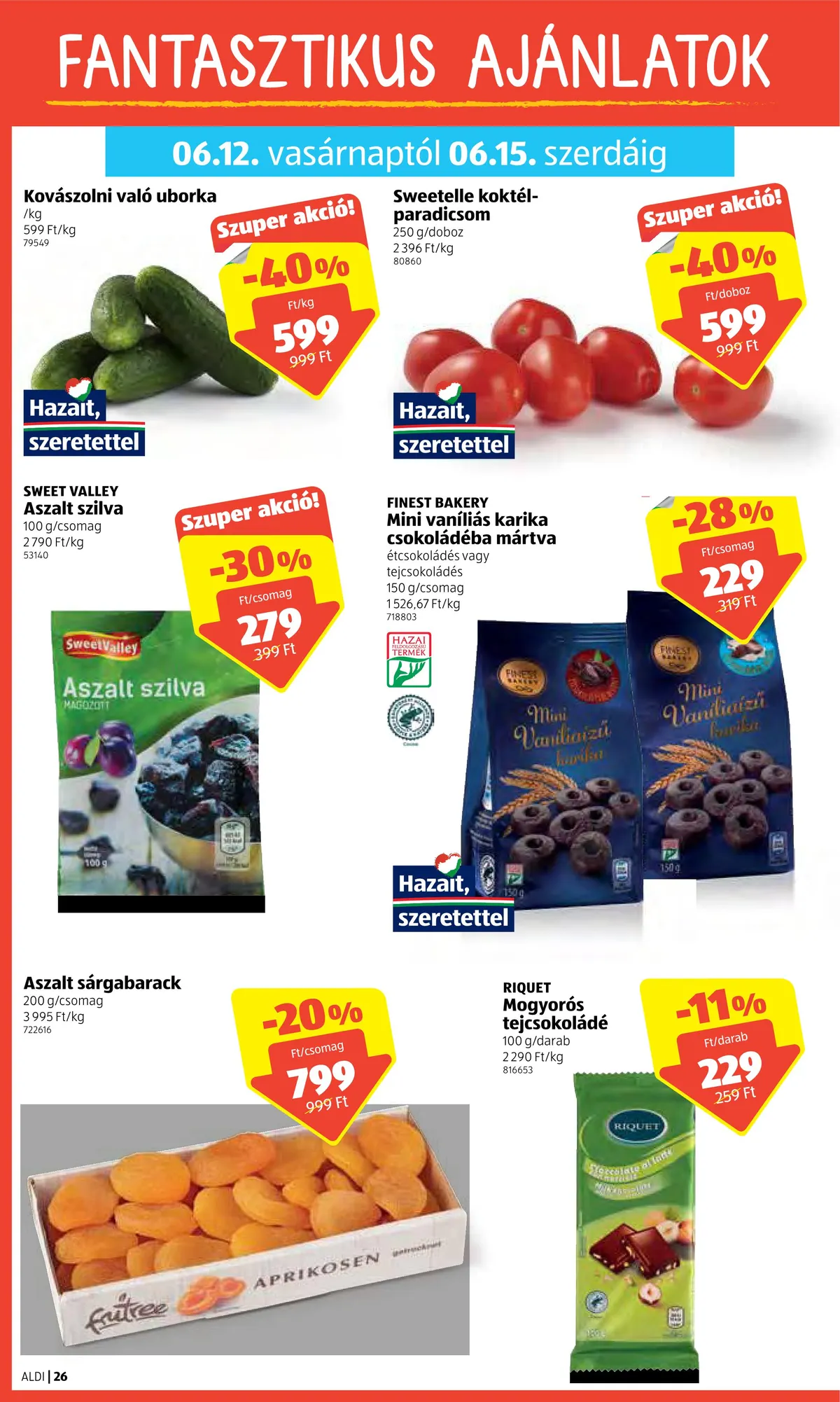 Aldi akciós újság 06.09–06.15 – 26. oldal