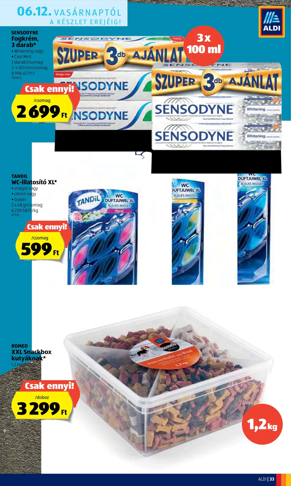 Aldi akciós újság 06.09–06.15 – 33. oldal