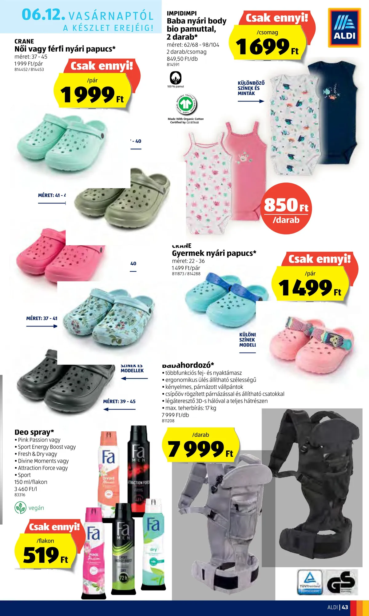 Aldi akciós újság 06.09–06.15 – 43. oldal