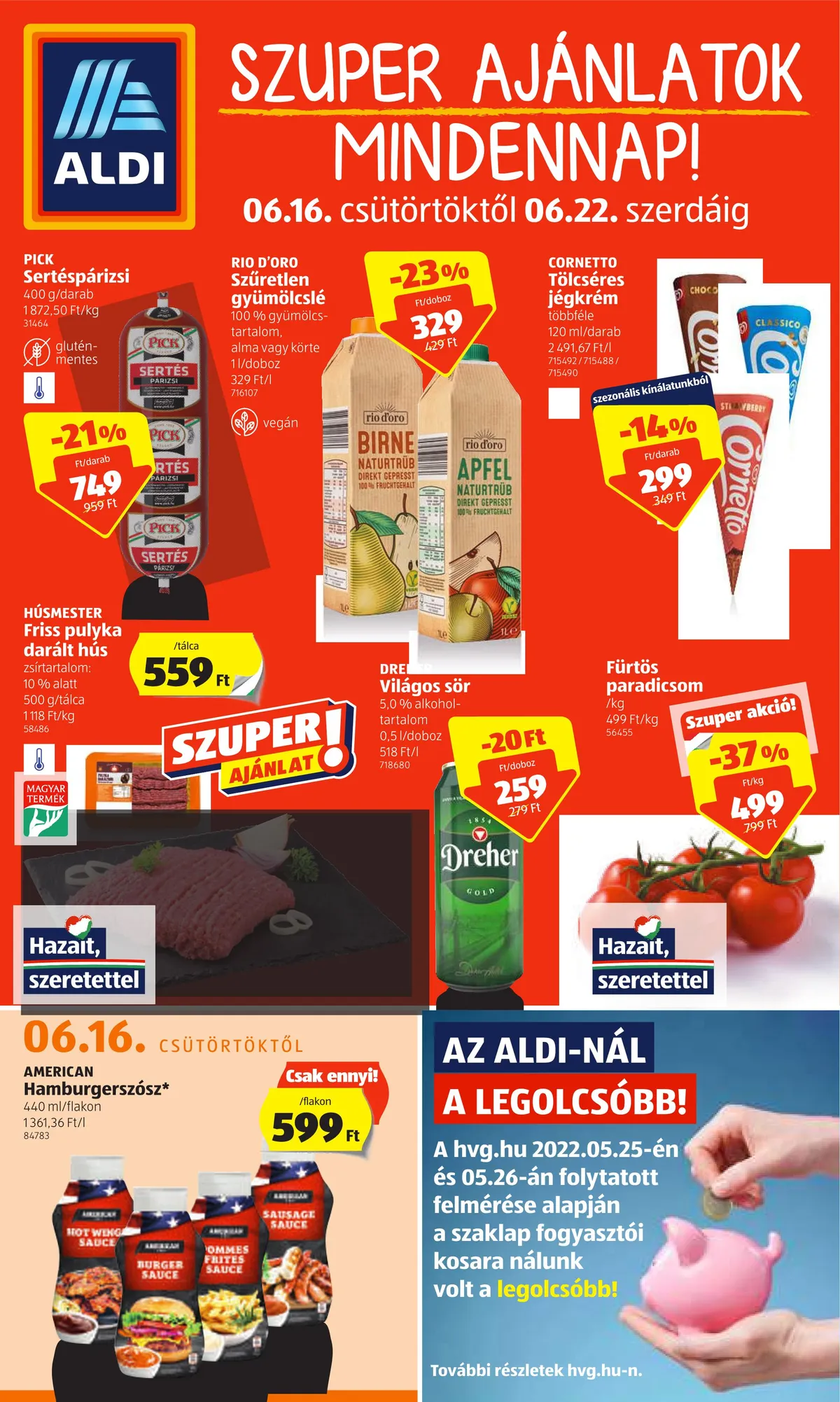 Aldi akciós újság 06.16–06.22
