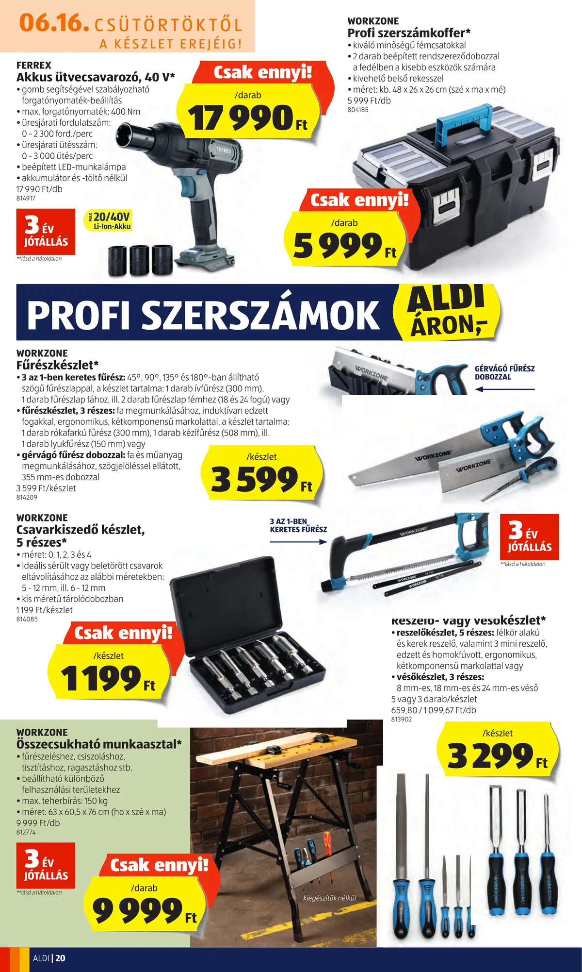 Aldi akciós újság 06.16–06.22 – 20. oldal