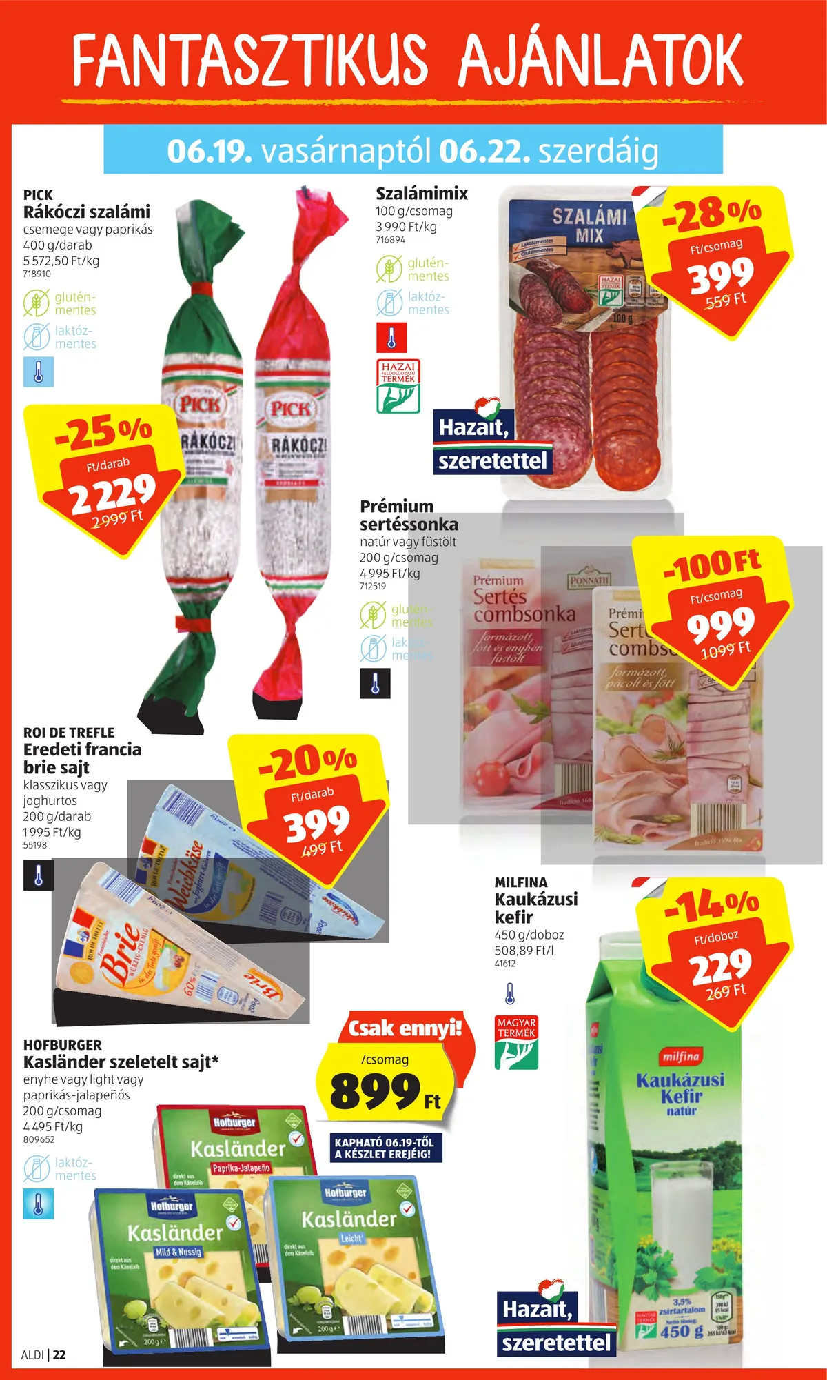 Aldi akciós újság 06.16–06.22 – 22. oldal