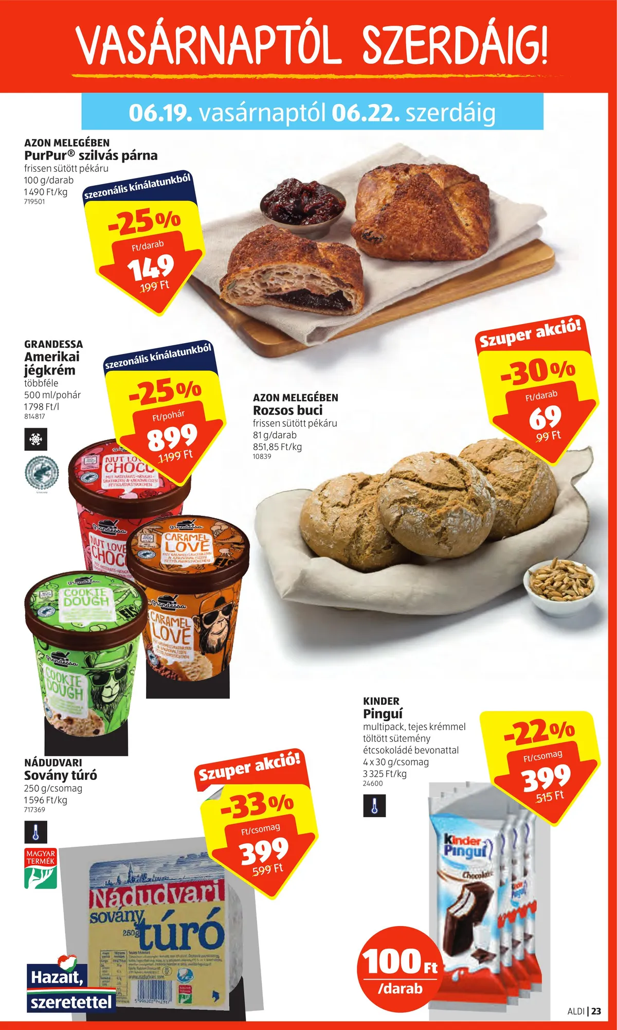 Aldi akciós újság 06.16–06.22 – 23. oldal