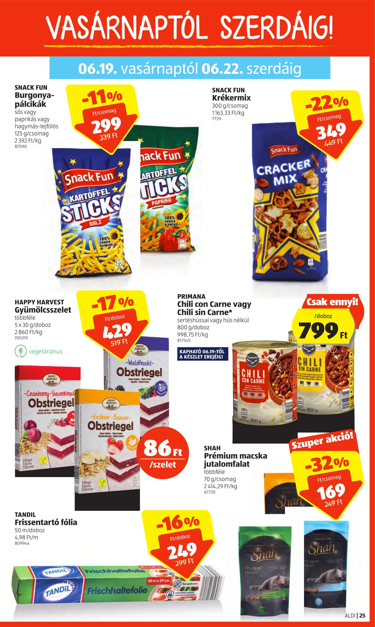 Aldi akciós újság 06.16–06.22 – 25. oldal