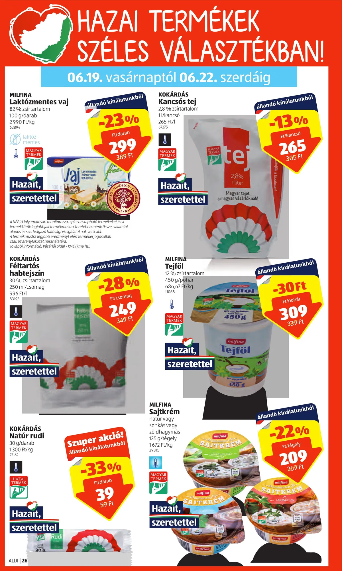 Aldi akciós újság 06.16–06.22 – 26. oldal
