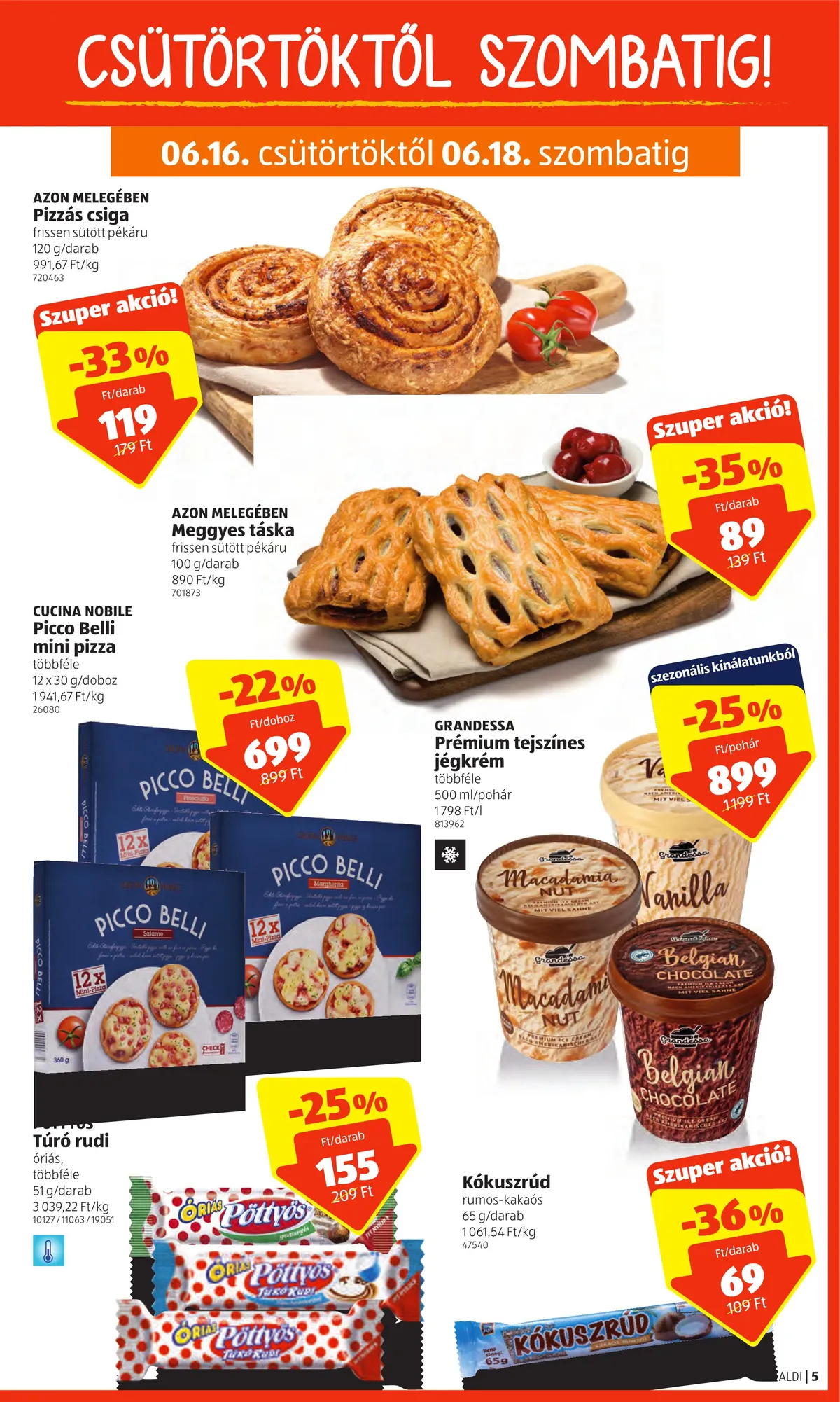 Aldi akciós újság 06.16–06.22 – 5. oldal