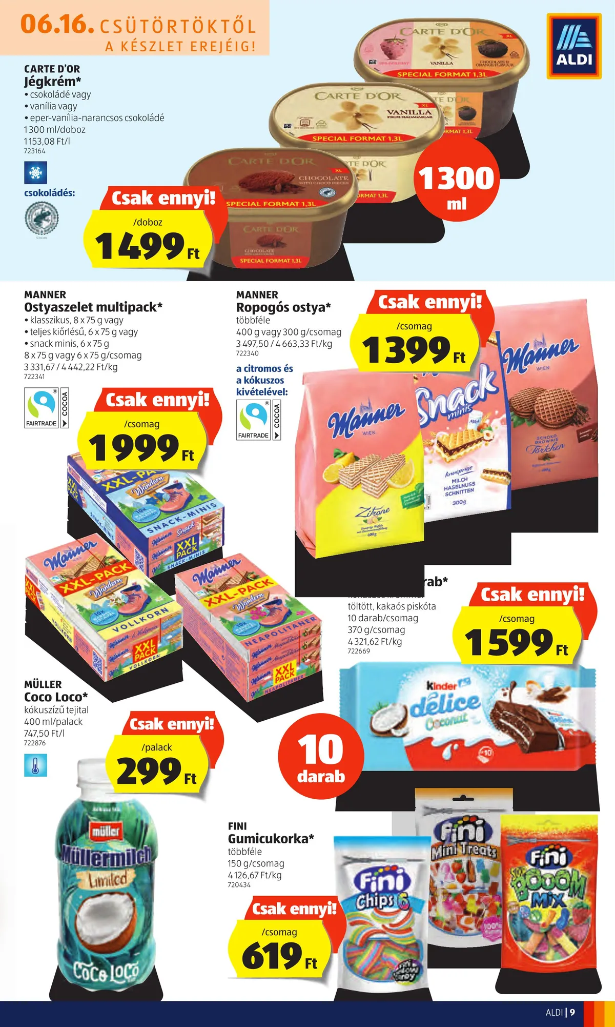 Aldi akciós újság 06.16–06.22 – 9. oldal