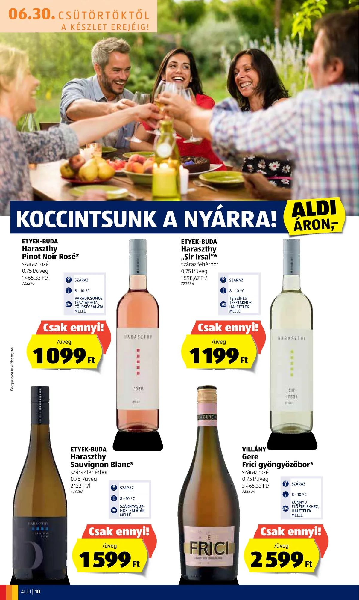 Aldi akciós újság 06.30–07.06 – 10. oldal