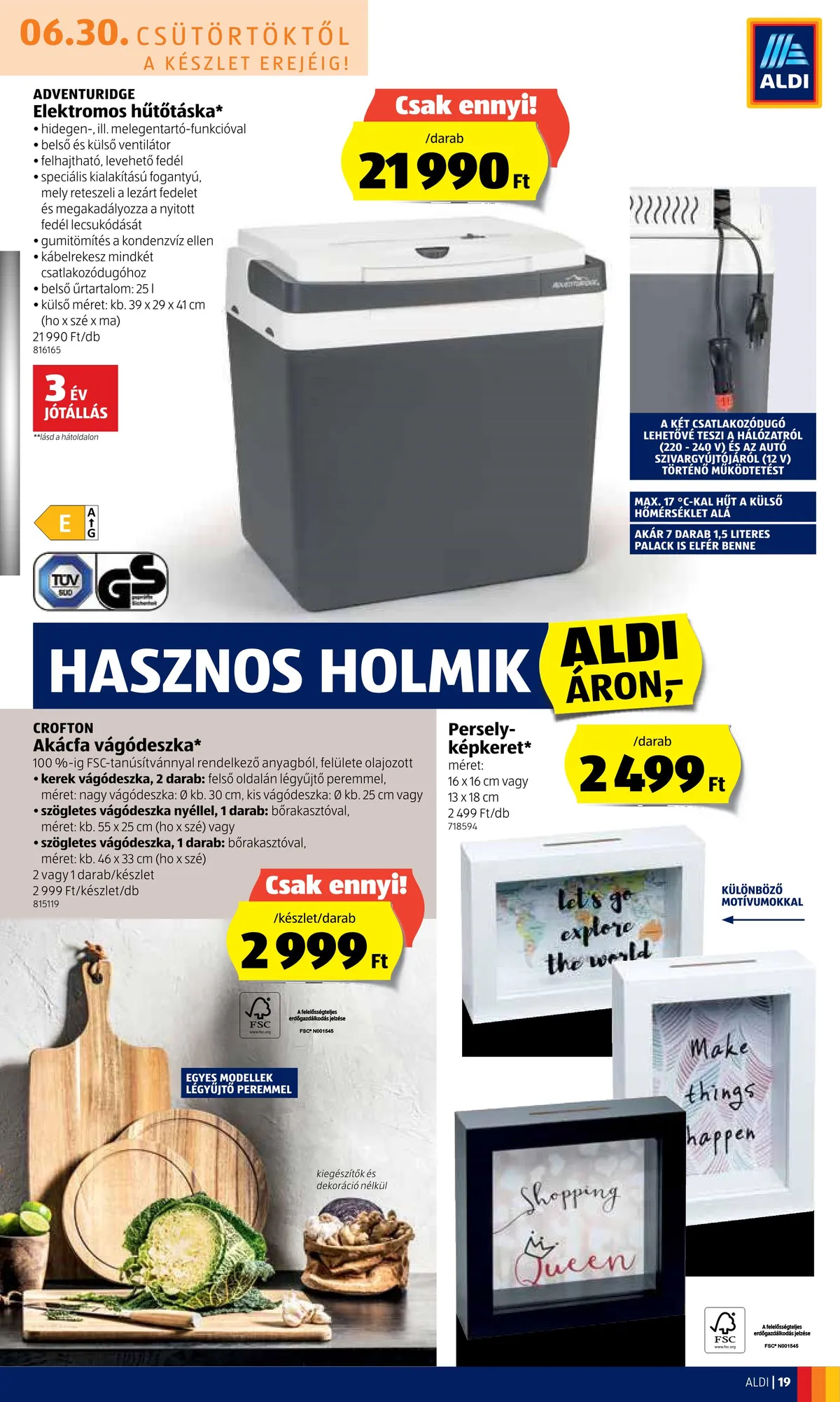 Aldi akciós újság 06.30–07.06 – 19. oldal