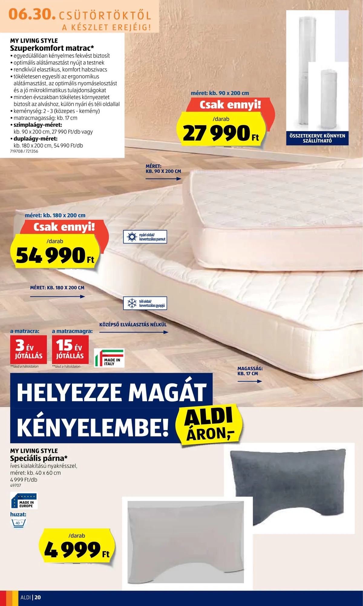Aldi akciós újság 06.30–07.06 – 20. oldal