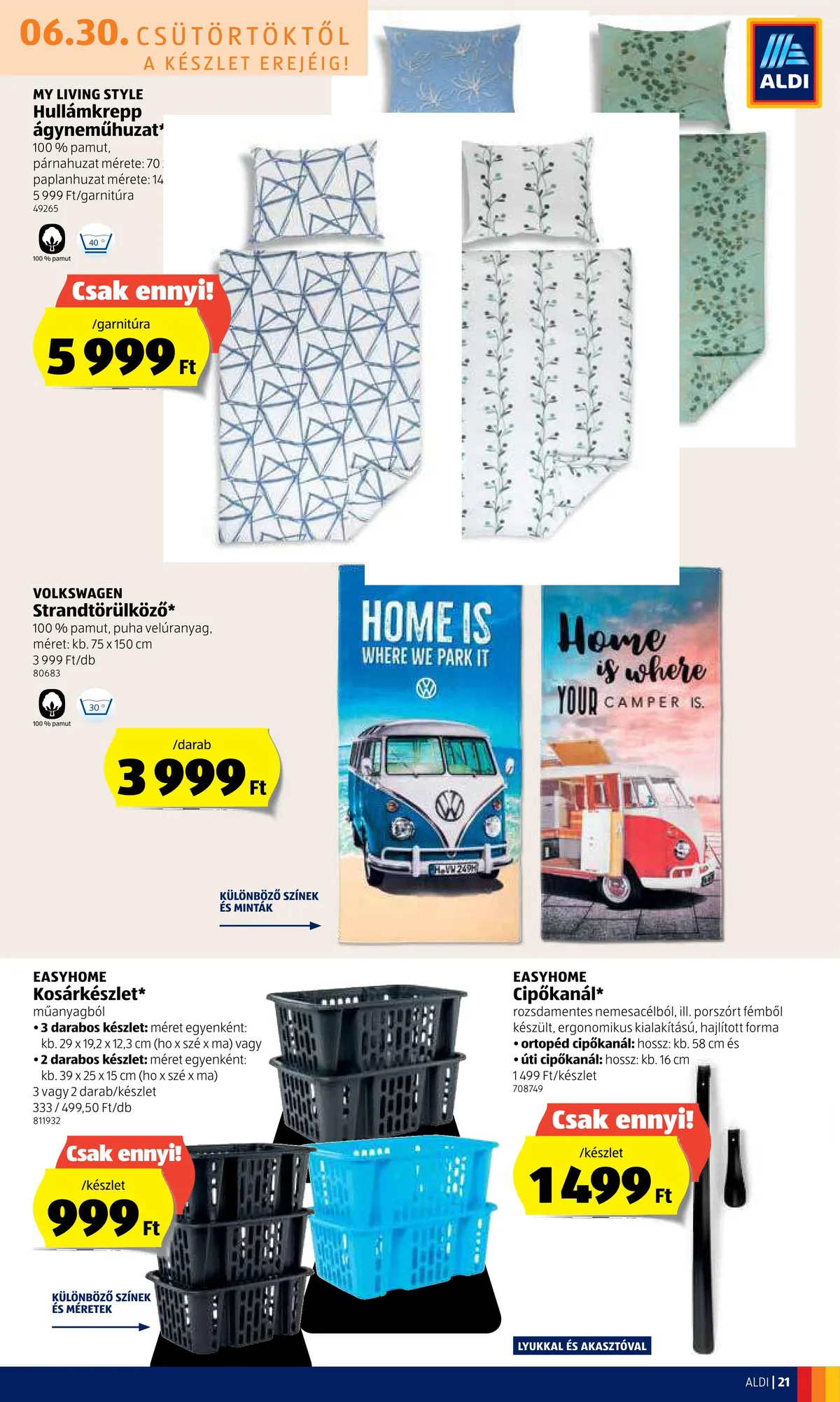 Aldi akciós újság 06.30–07.06 – 21. oldal