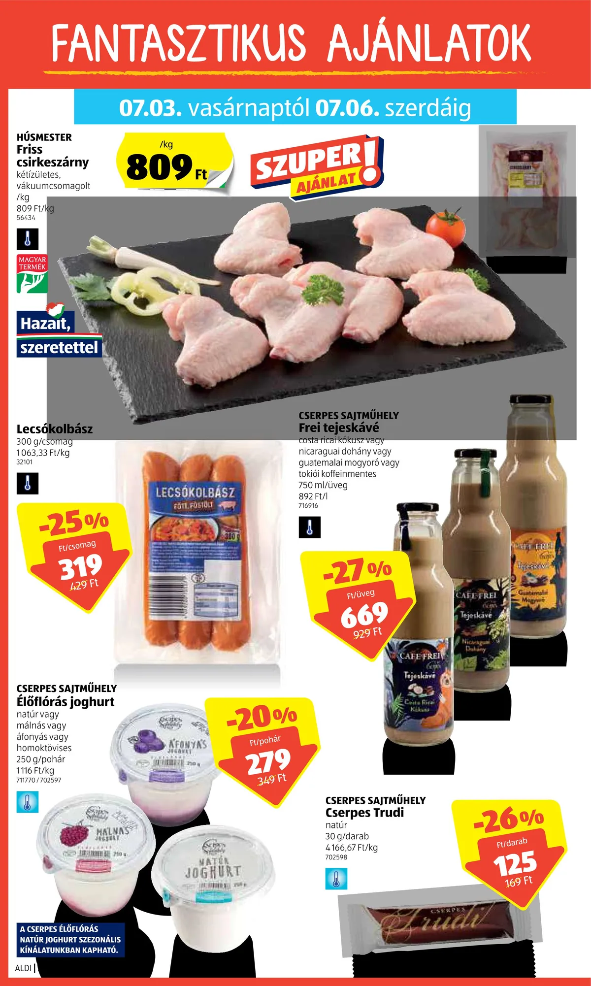 Aldi akciós újság 06.30–07.06 – 26. oldal