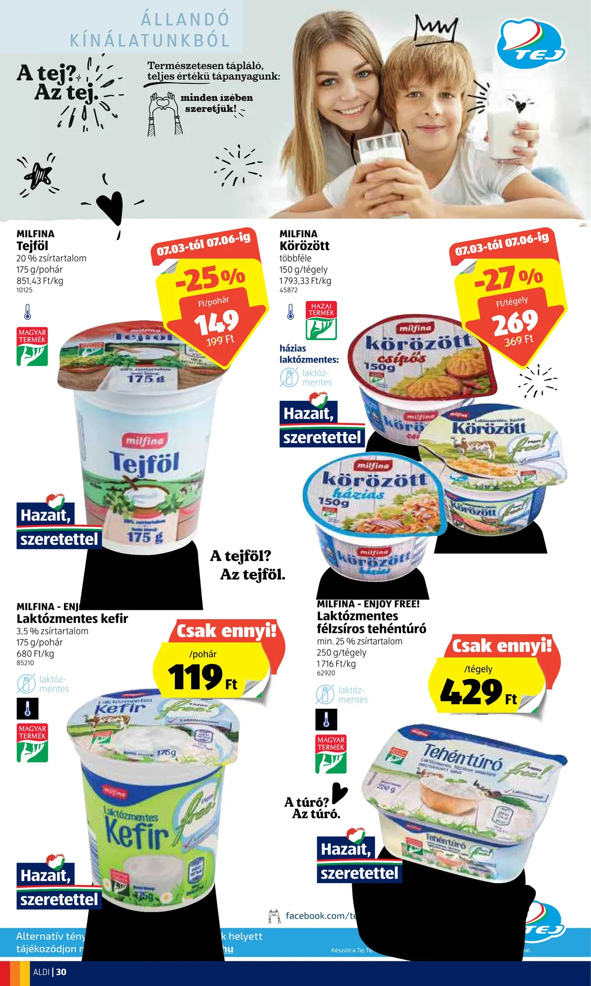 Aldi akciós újság 06.30–07.06 – 30. oldal