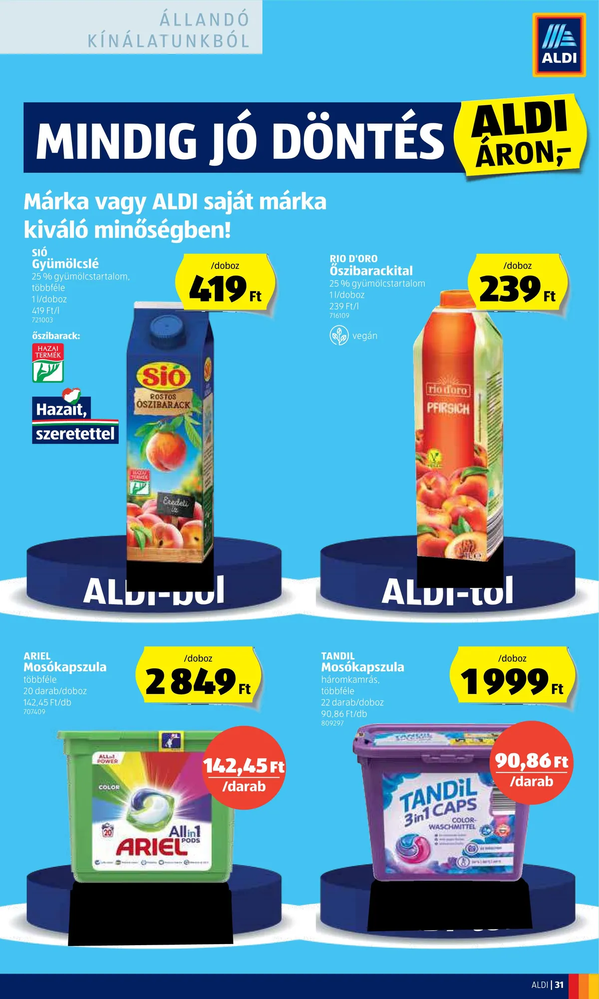 Aldi akciós újság 06.30–07.06 – 31. oldal