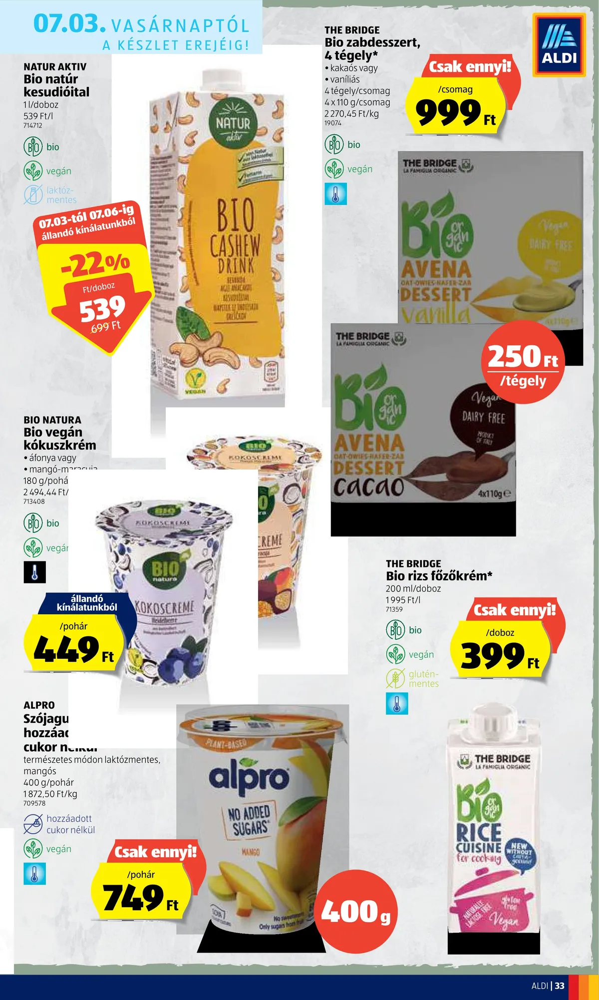 Aldi akciós újság 06.30–07.06 – 33. oldal